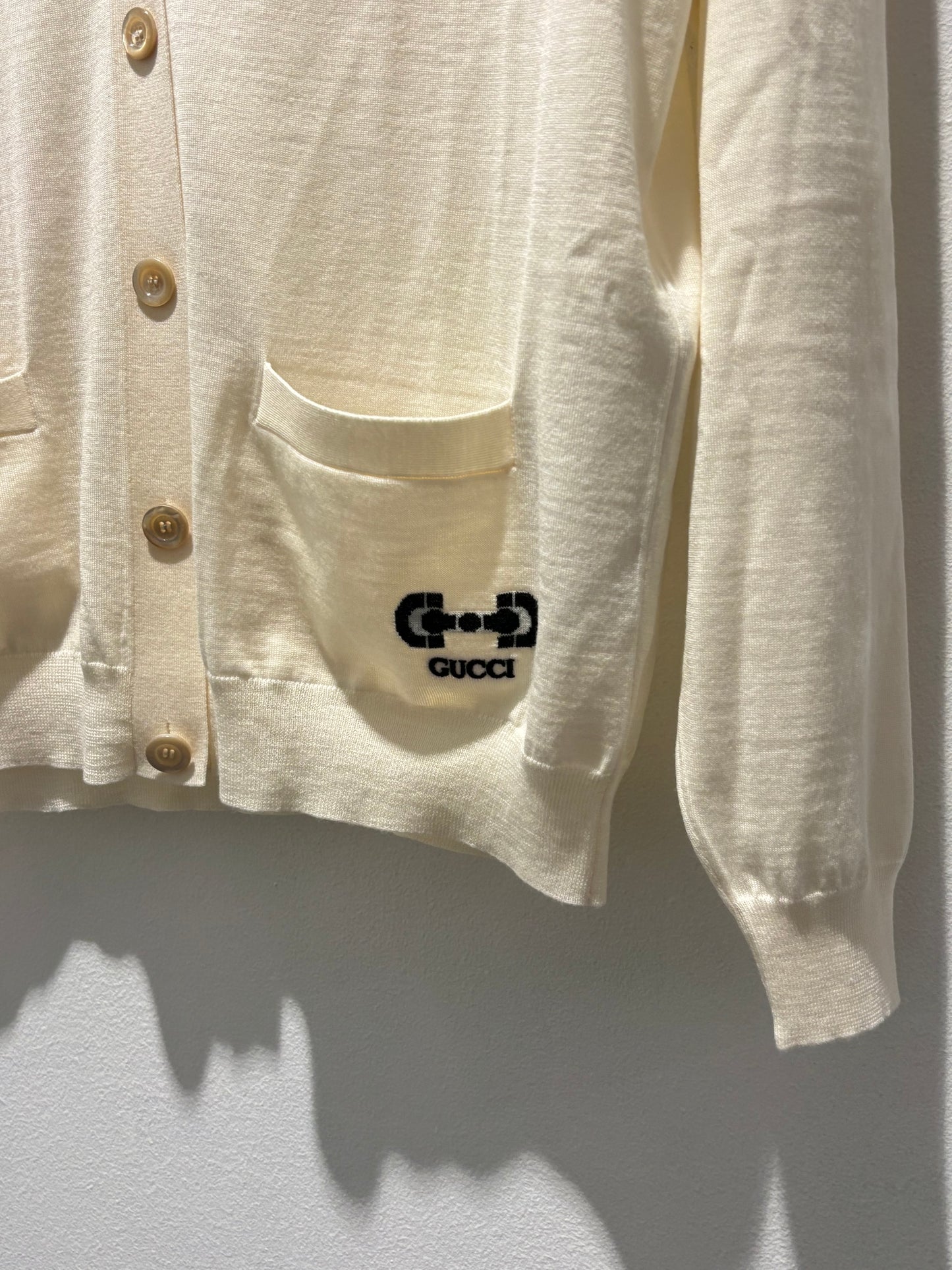 Gucci Cardigan - Wool in White - Size S-L