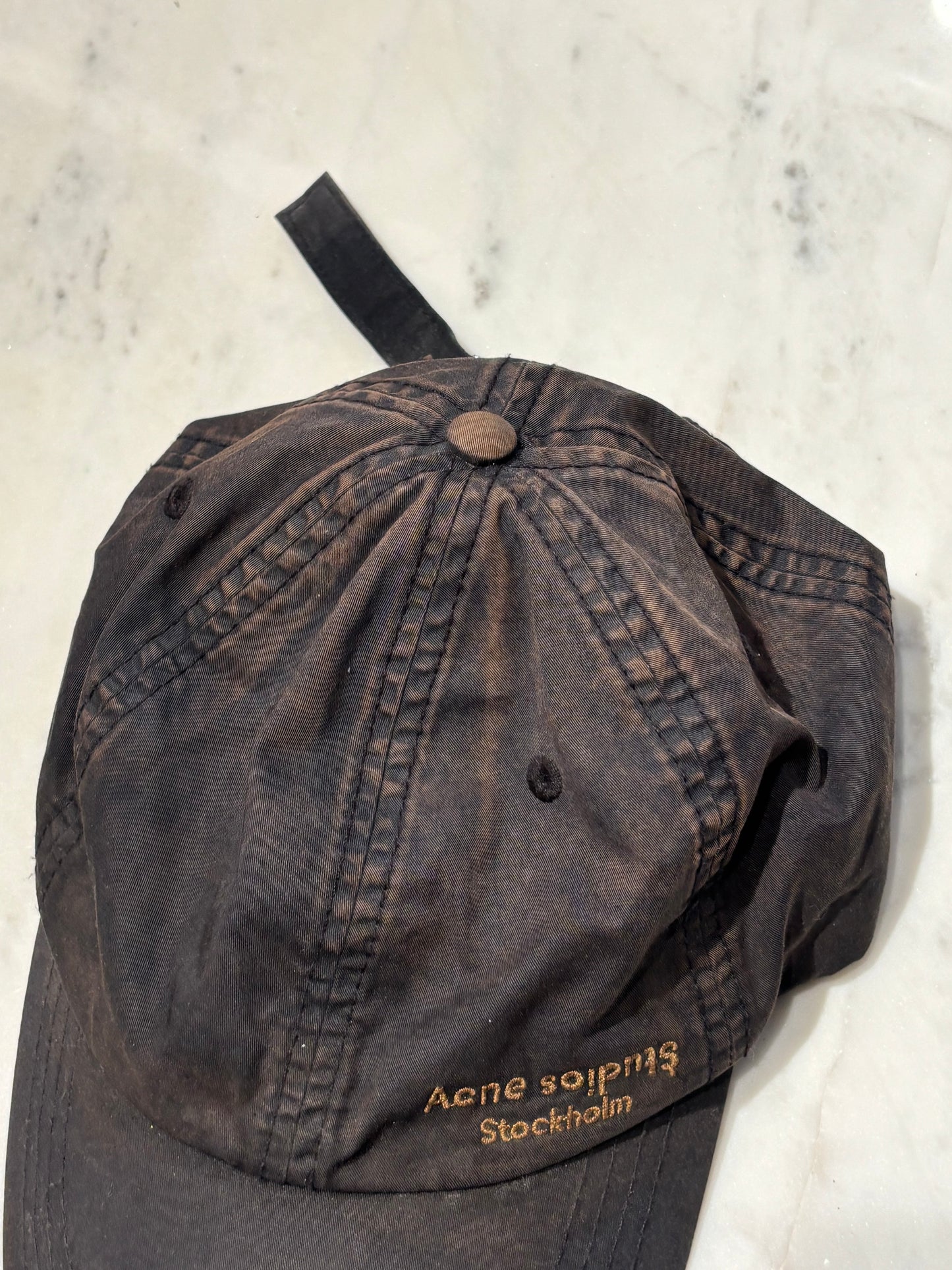 Acne Studios - Black-Brown Cap - Medinas Wardrobe