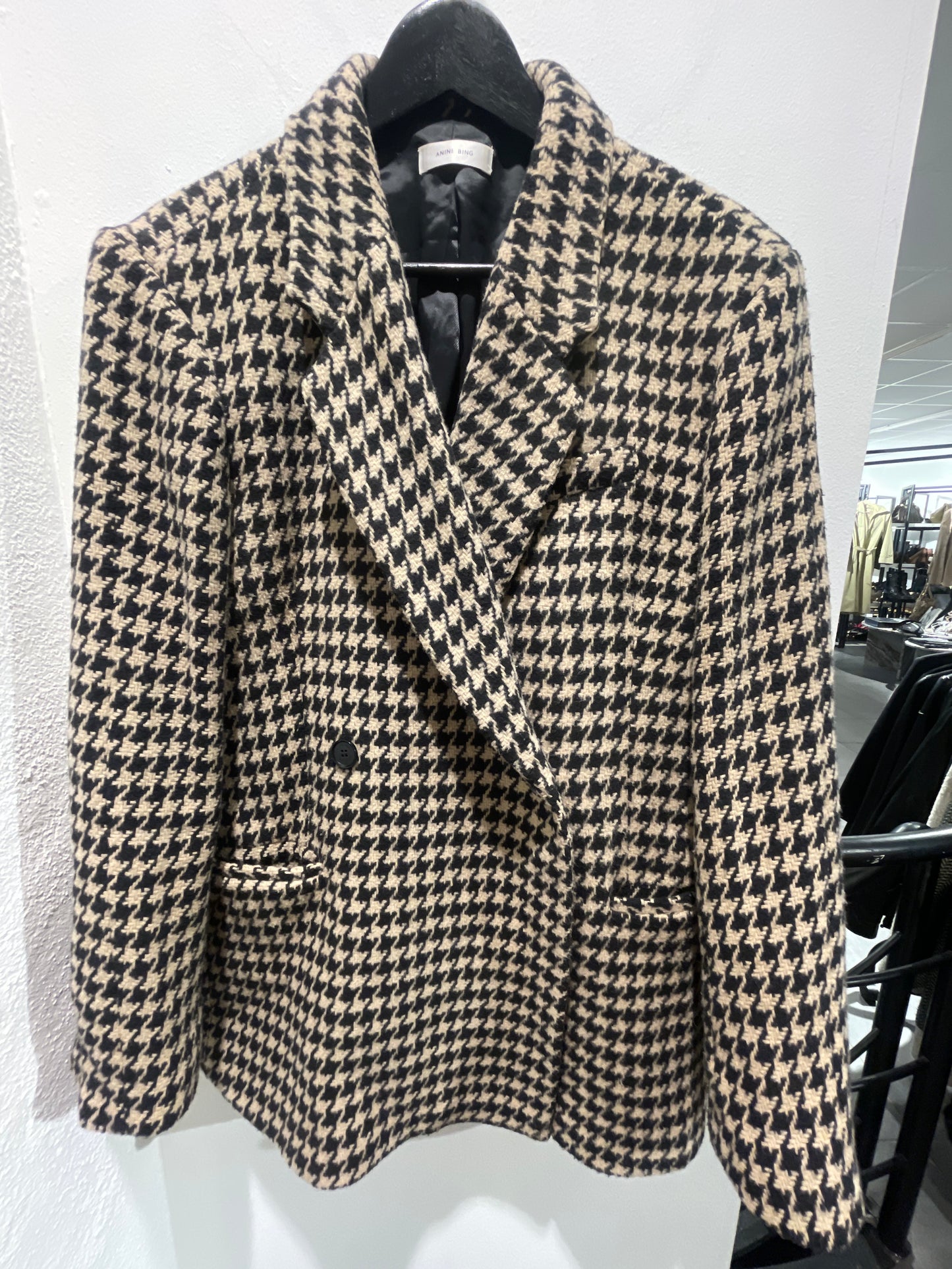 Anine Bing - Blazer - Tweed Houndstooth - Medinas Wardrobe - L
