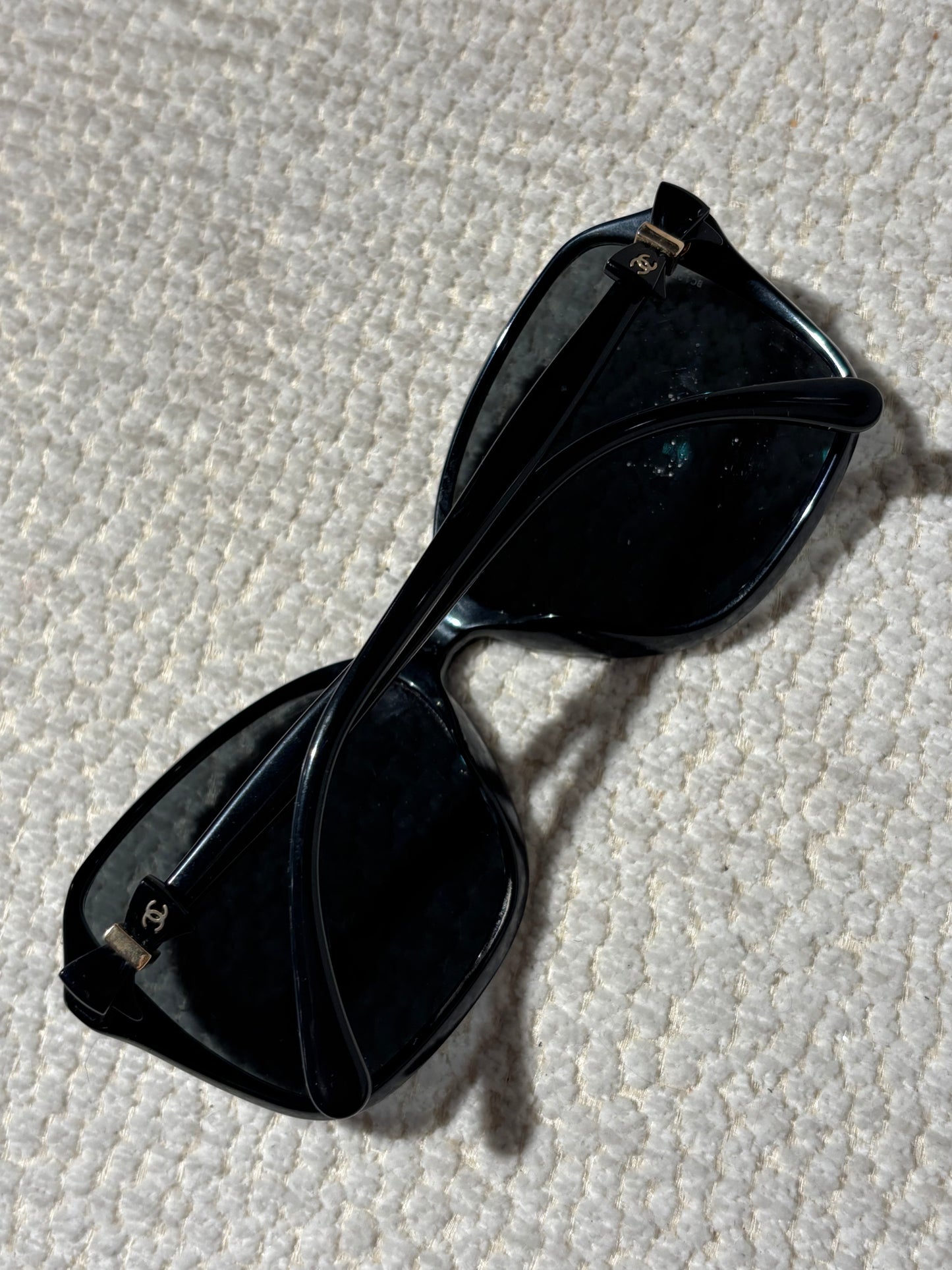 Chanel Sunglasses - Black with Bow