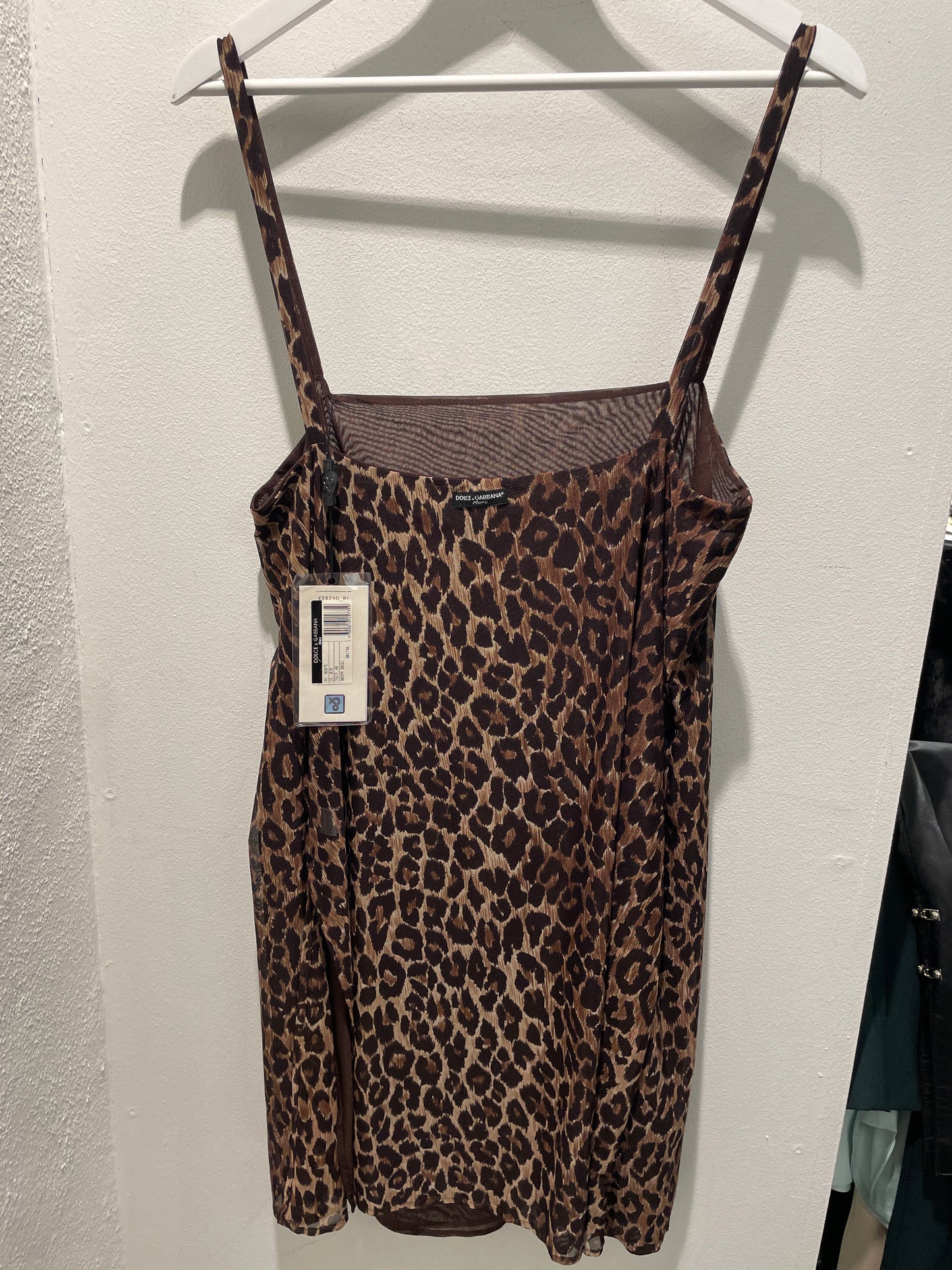 Dolce & Gabbana Leopard Mini Dress – Size IT46