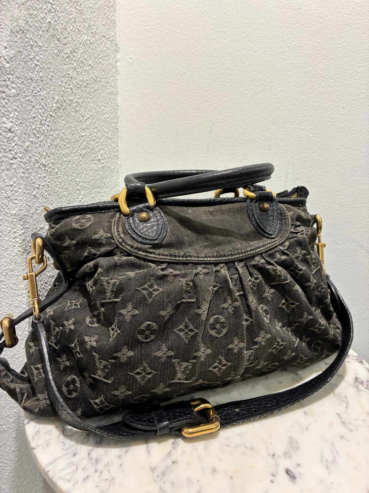 Louis Vuitton - Vintage Denim Neo Cabby Bag