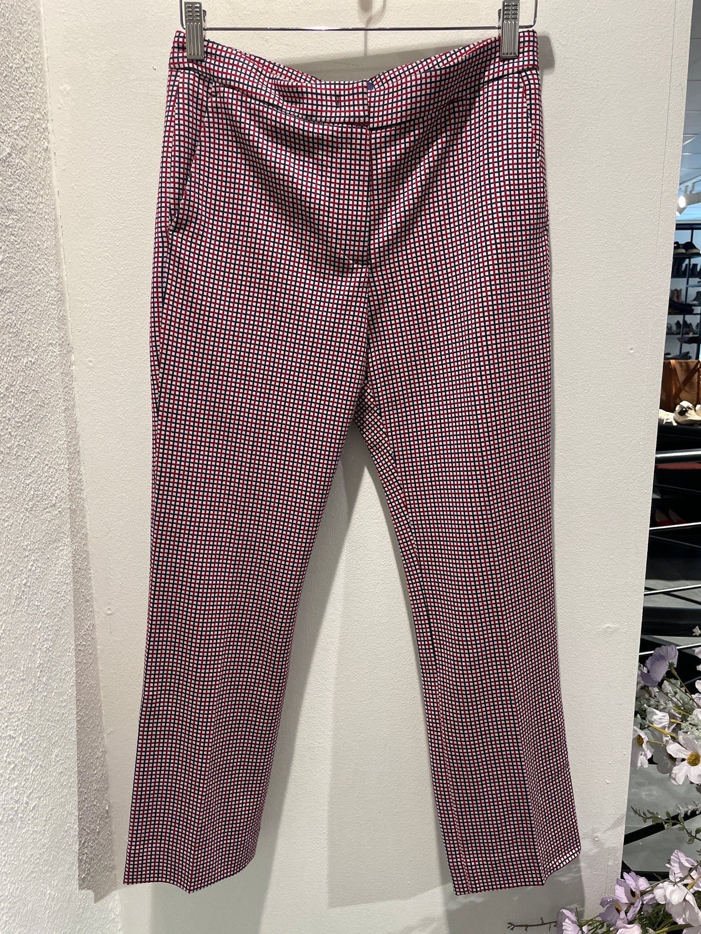Gant pants - red, blue and white checks - EU38