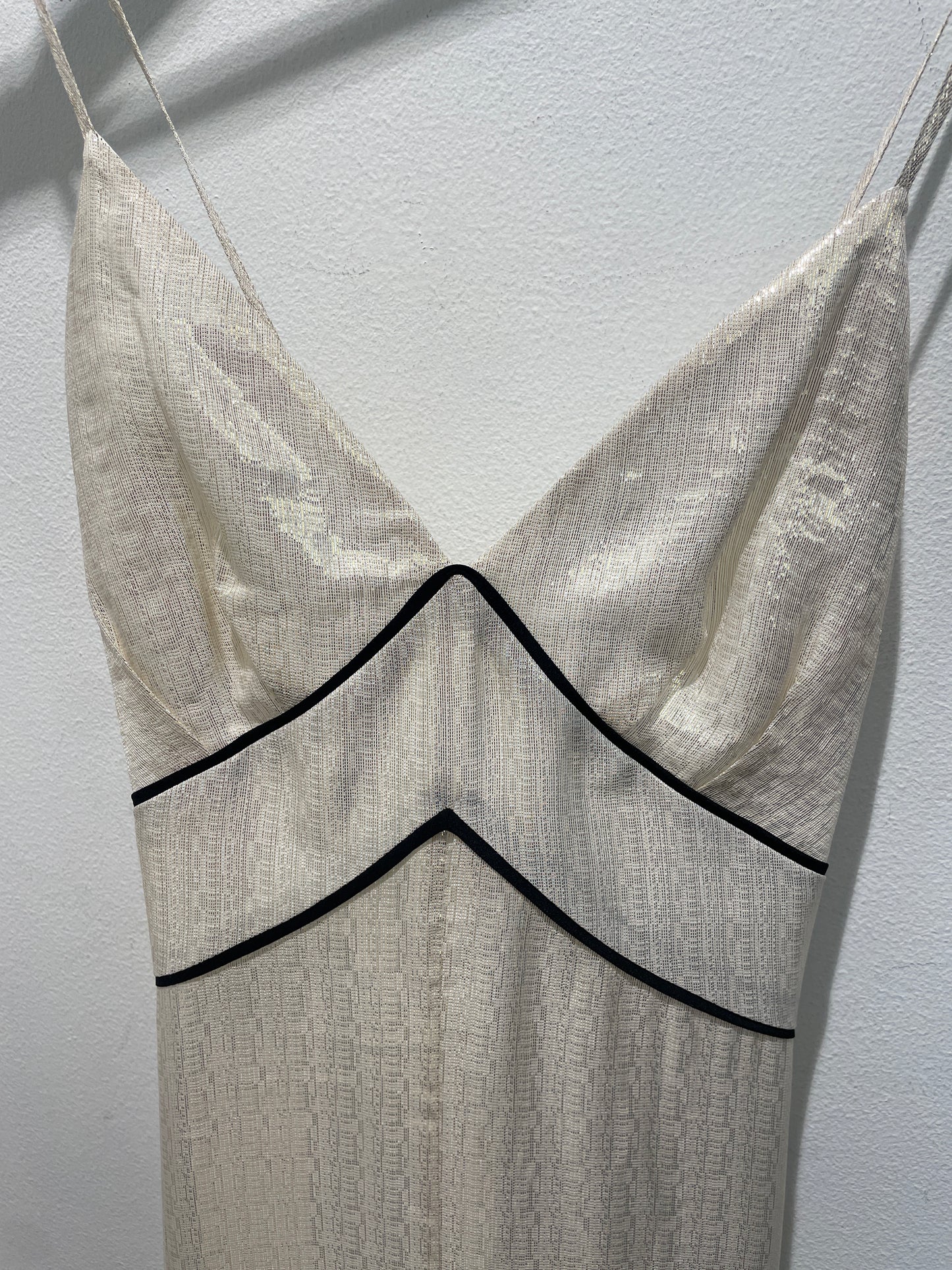 DAY Shimmer Maxi Dress with Chevron Detail - New w. tag - 36