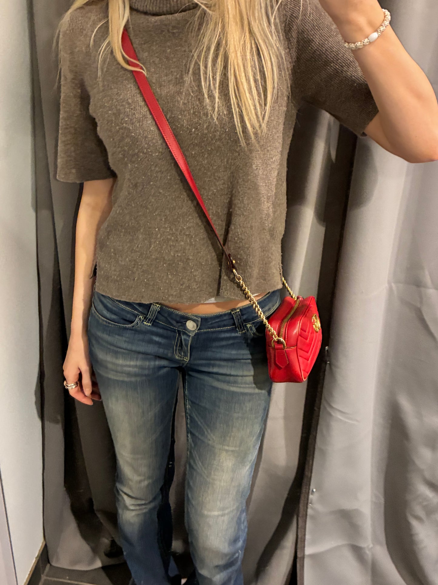 Gucci Mini Marmont Bag - Red Leather & Gold Hardware