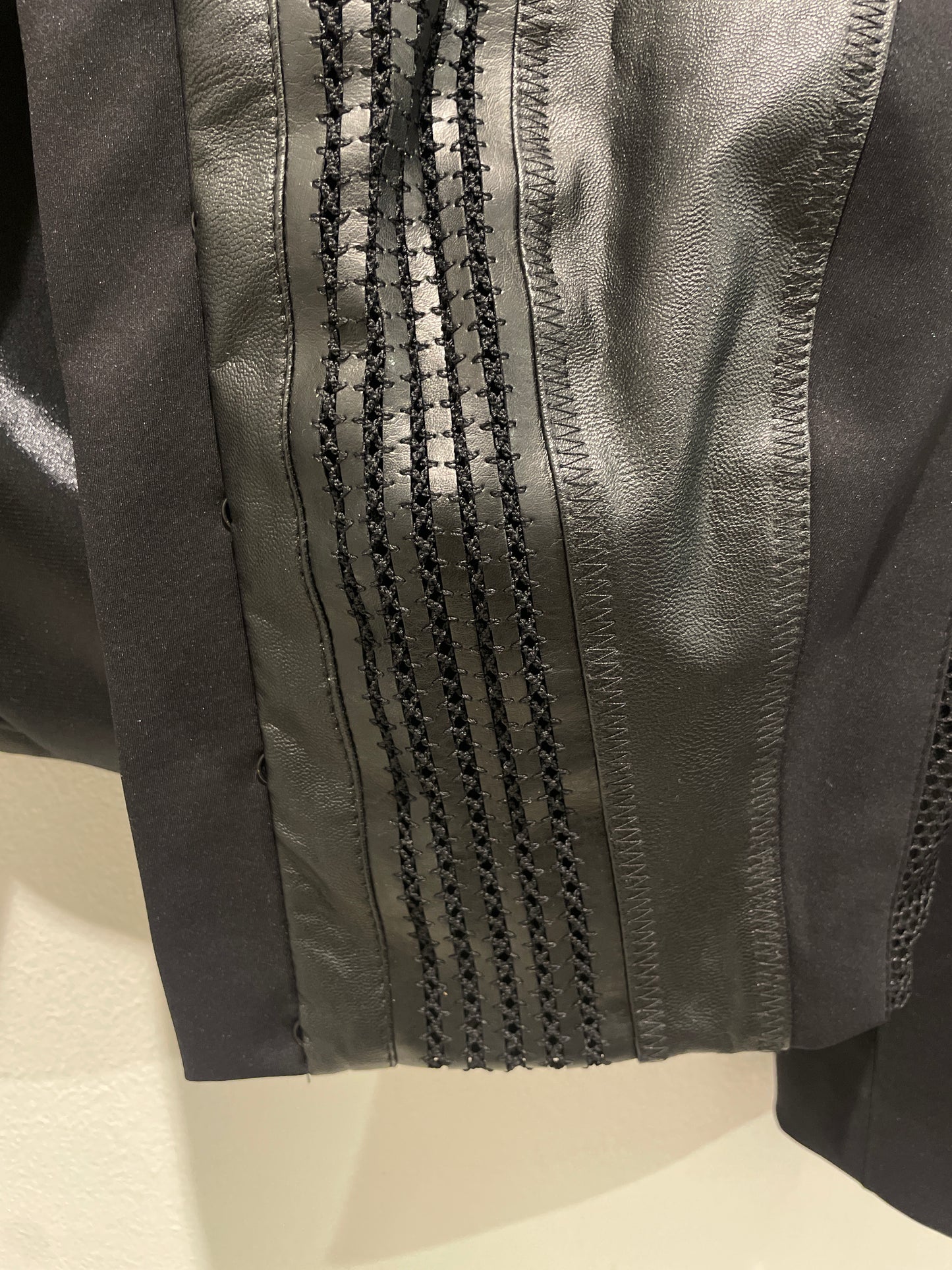 Elisabetta Franchi - leather jacket - S