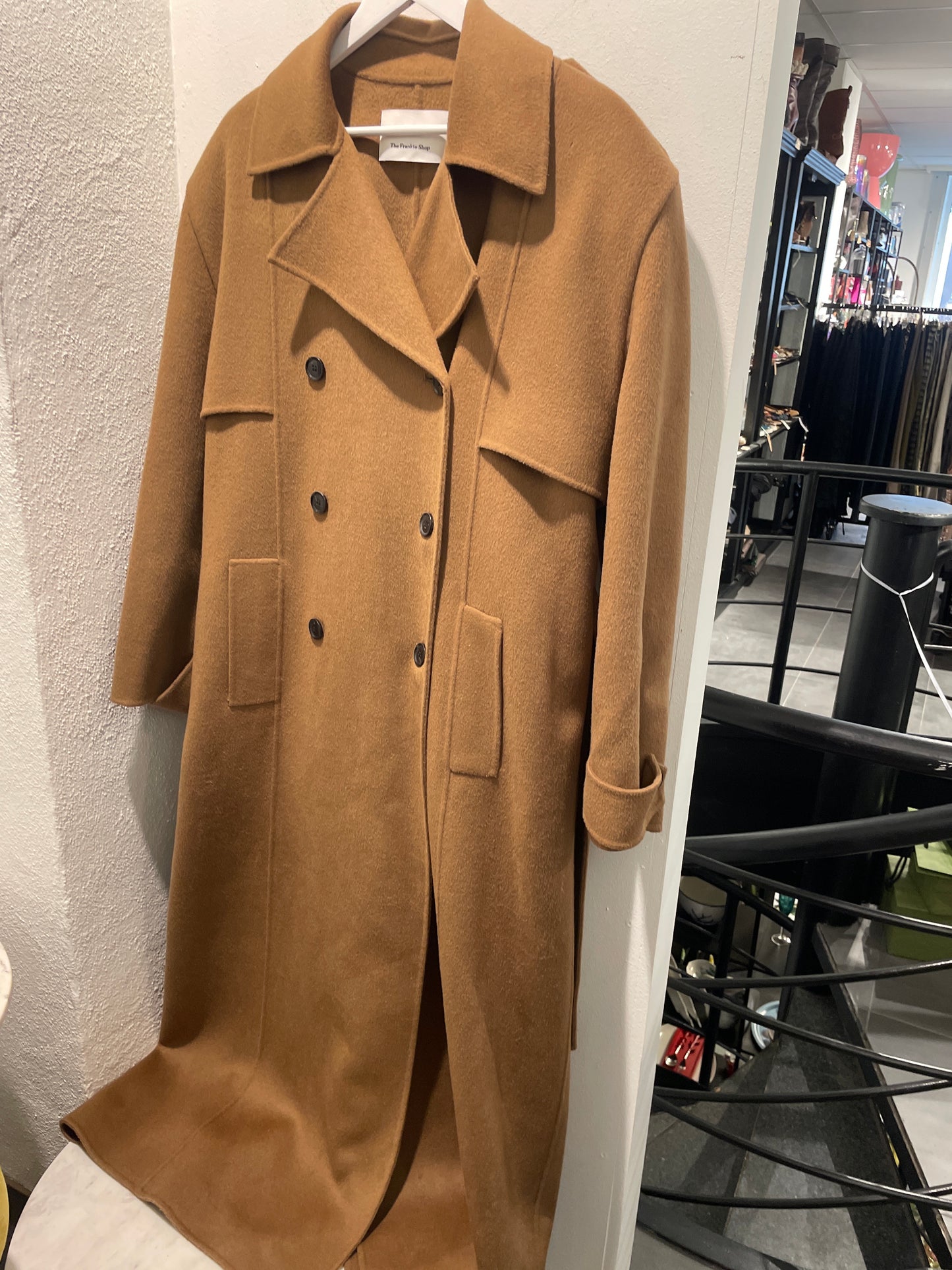 The Frankie Shop - Oversized Coat – One Size / Camel -  Medinas Wardrobe