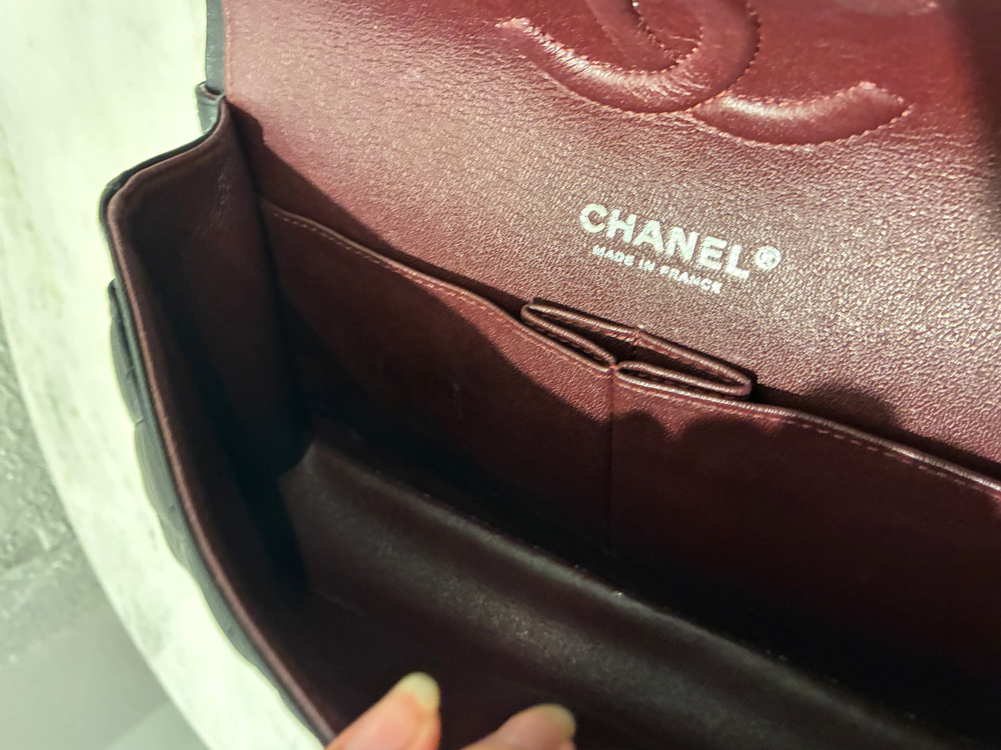 Chanel Classic Flap Medium - Black Lambskin & Silver Hardware - 2020 - FULL SET!