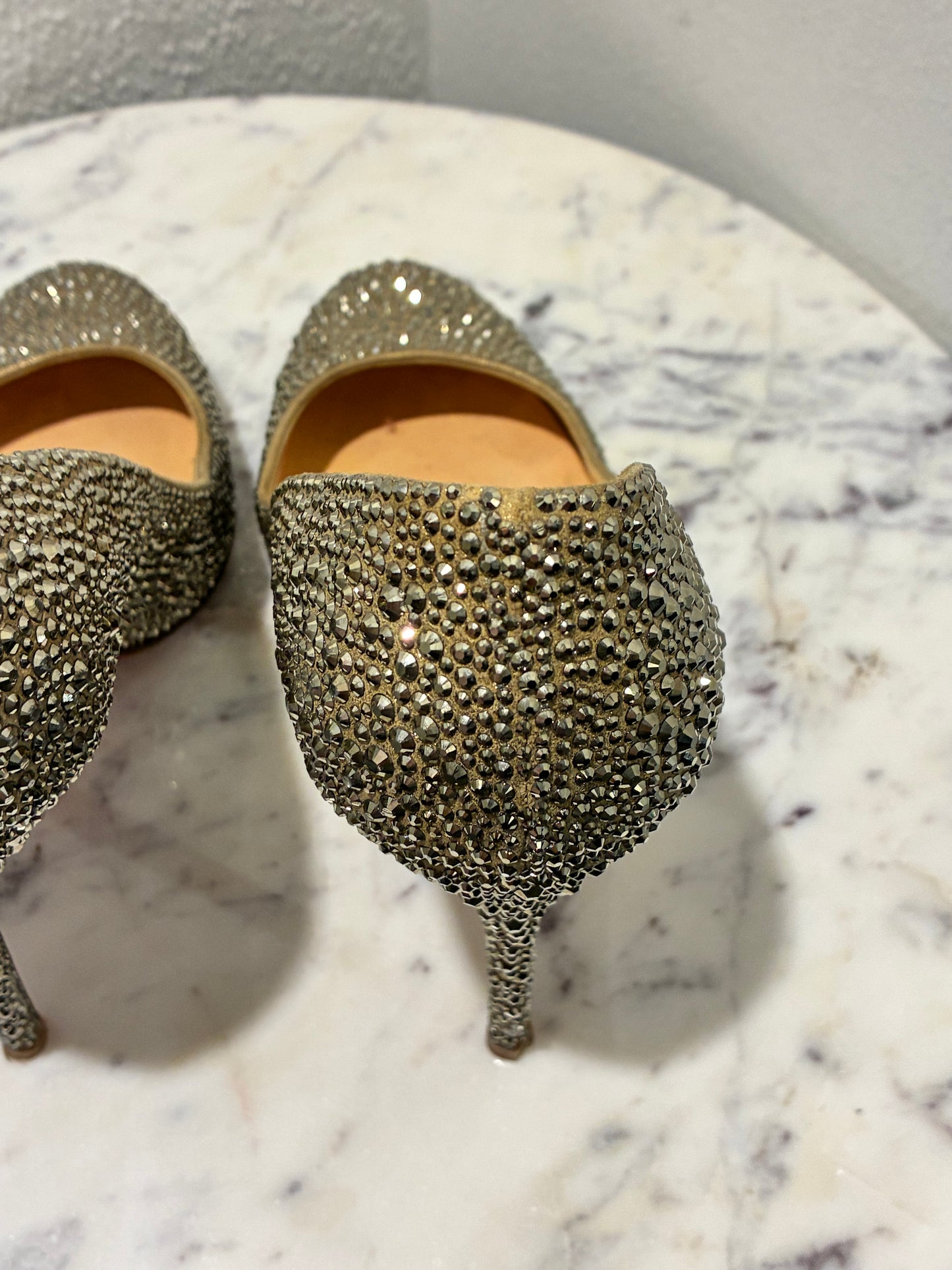 Christian Louboutin Heels - Fifi Strass 100 - Size 38,5