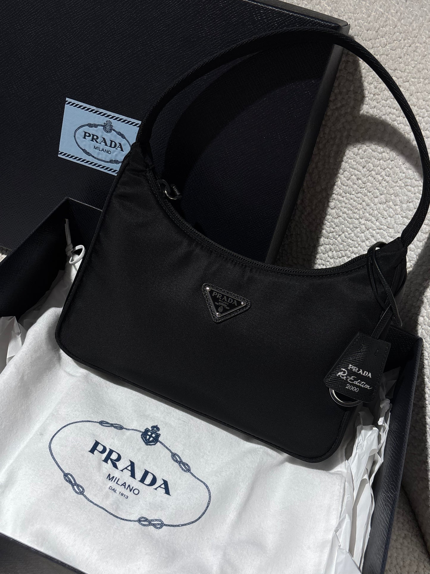 Prada Re-Edition Bag – Black Nylon