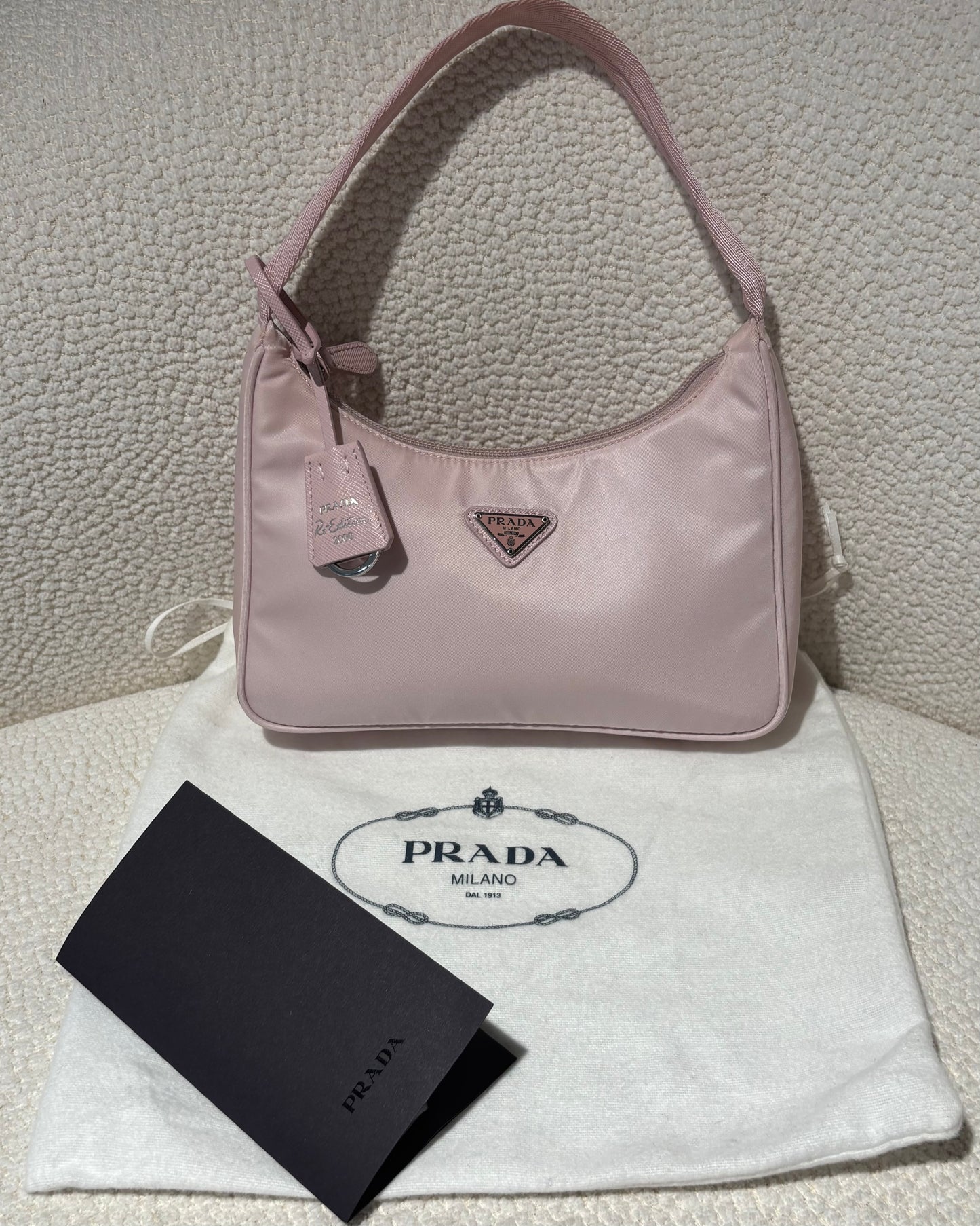 Prada Re-Edition Bag – Baby Blush Pink