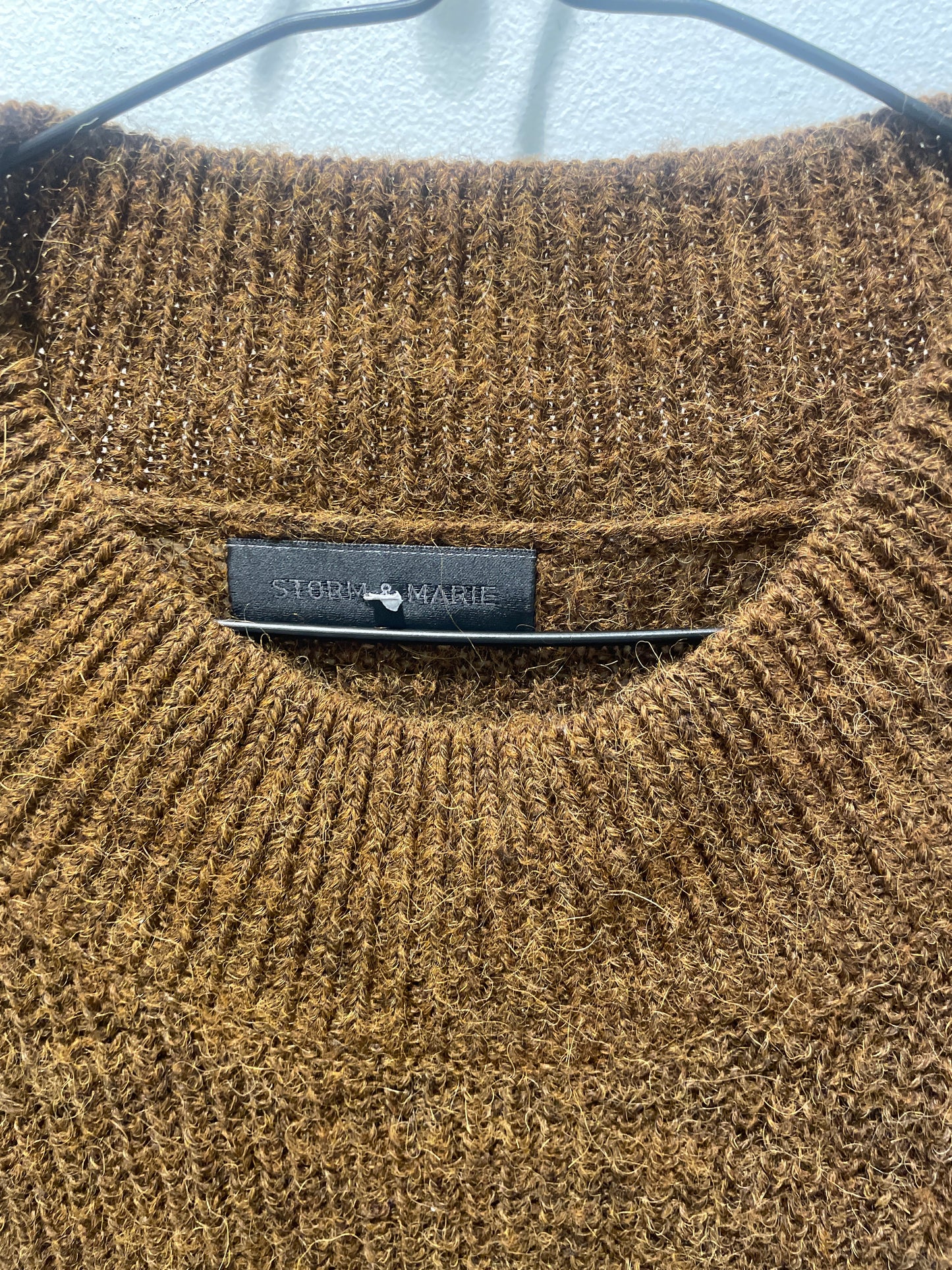 Storm & Marie - Knitted sweater - brown -S/M - Medina’s Wardrobe