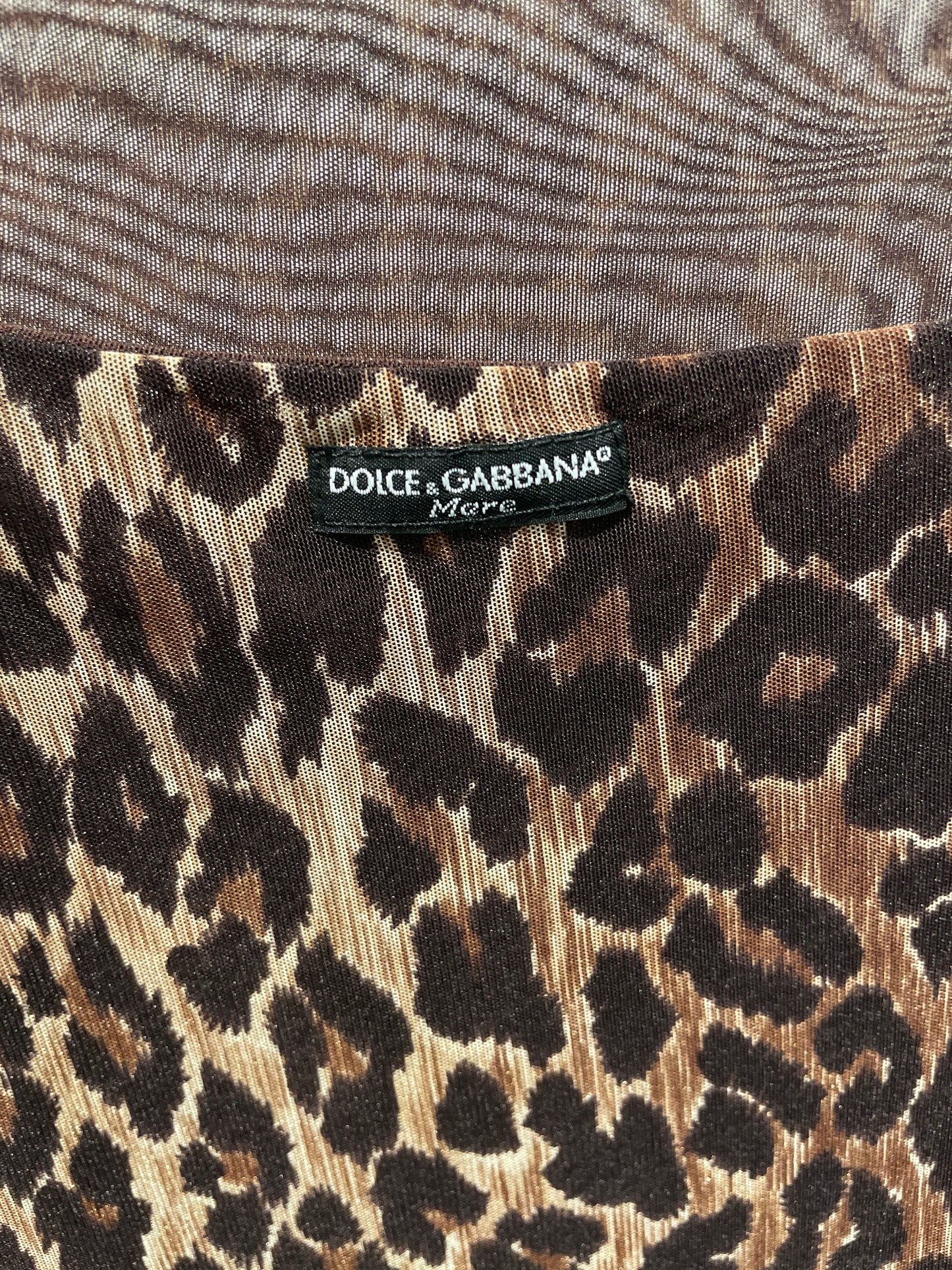 Dolce & Gabbana Leopard Mini Dress – Size IT46