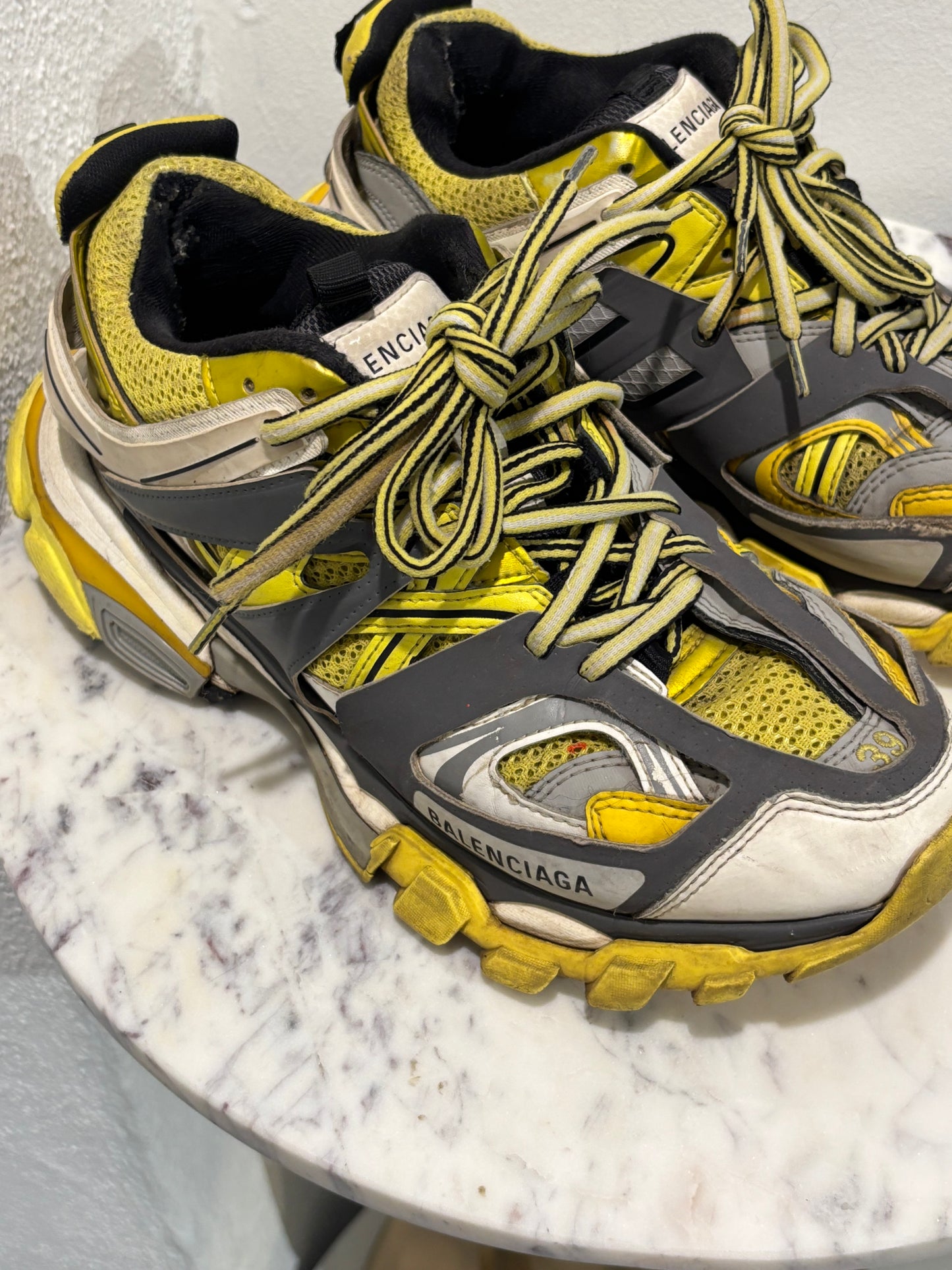 Balenciaga - Track 1.0 - Yellow/Grey/White - EU39 - Medinas Wardrobe