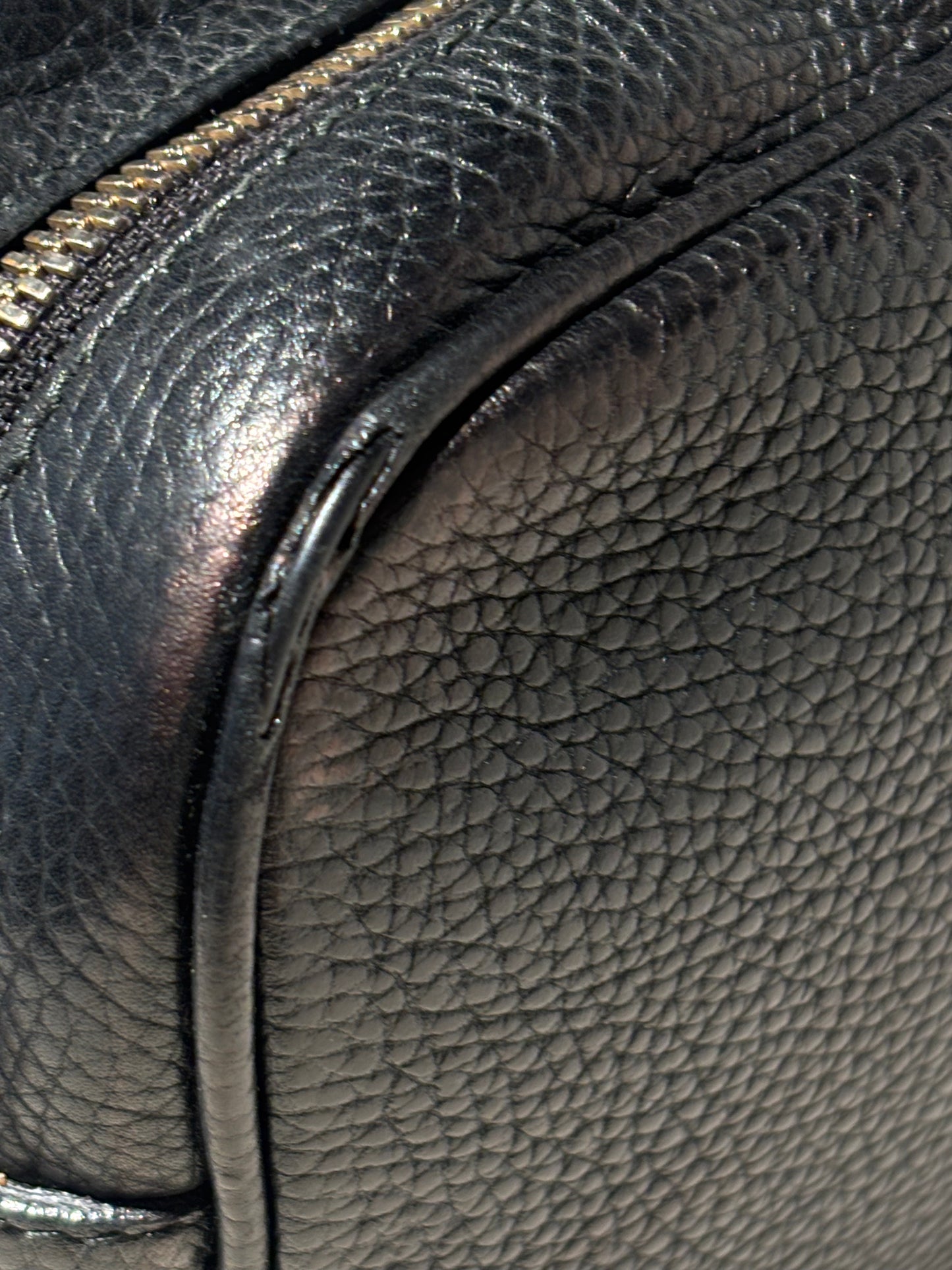 Gucci Disco Soho Bag - Black Leather & Gold Hardware