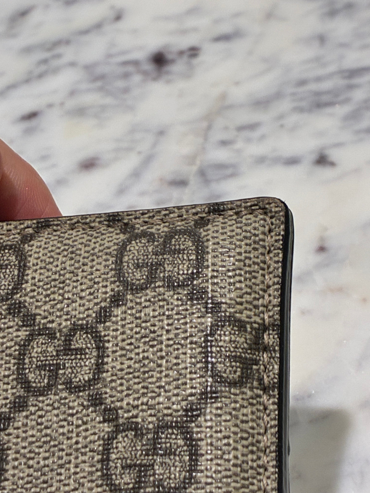 Gucci Cardholder - Monogram & Brown Leather