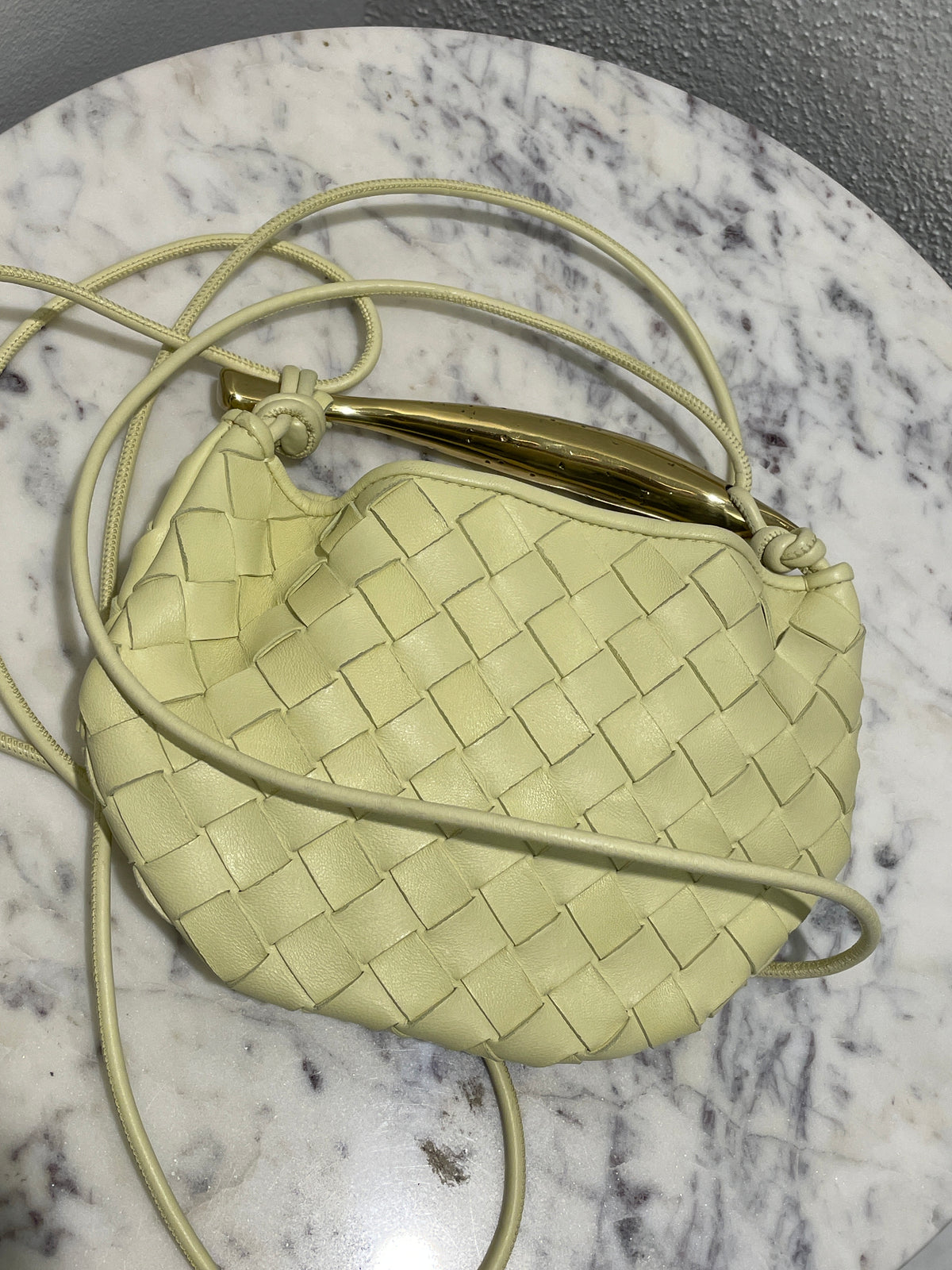 Bottega Veneta - Mini Sardine - Ice Cream Yellow - Medinas Wardrobe