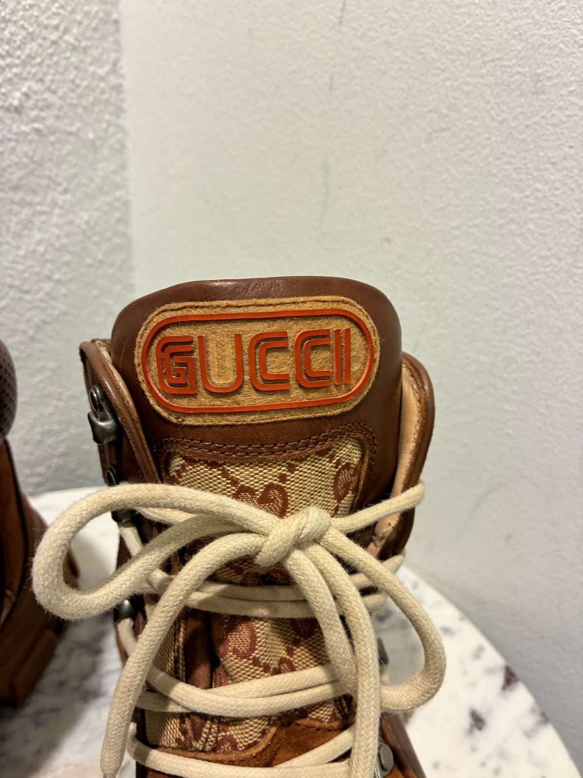 Gucci Boots – Brown with Chunky Soles - 39