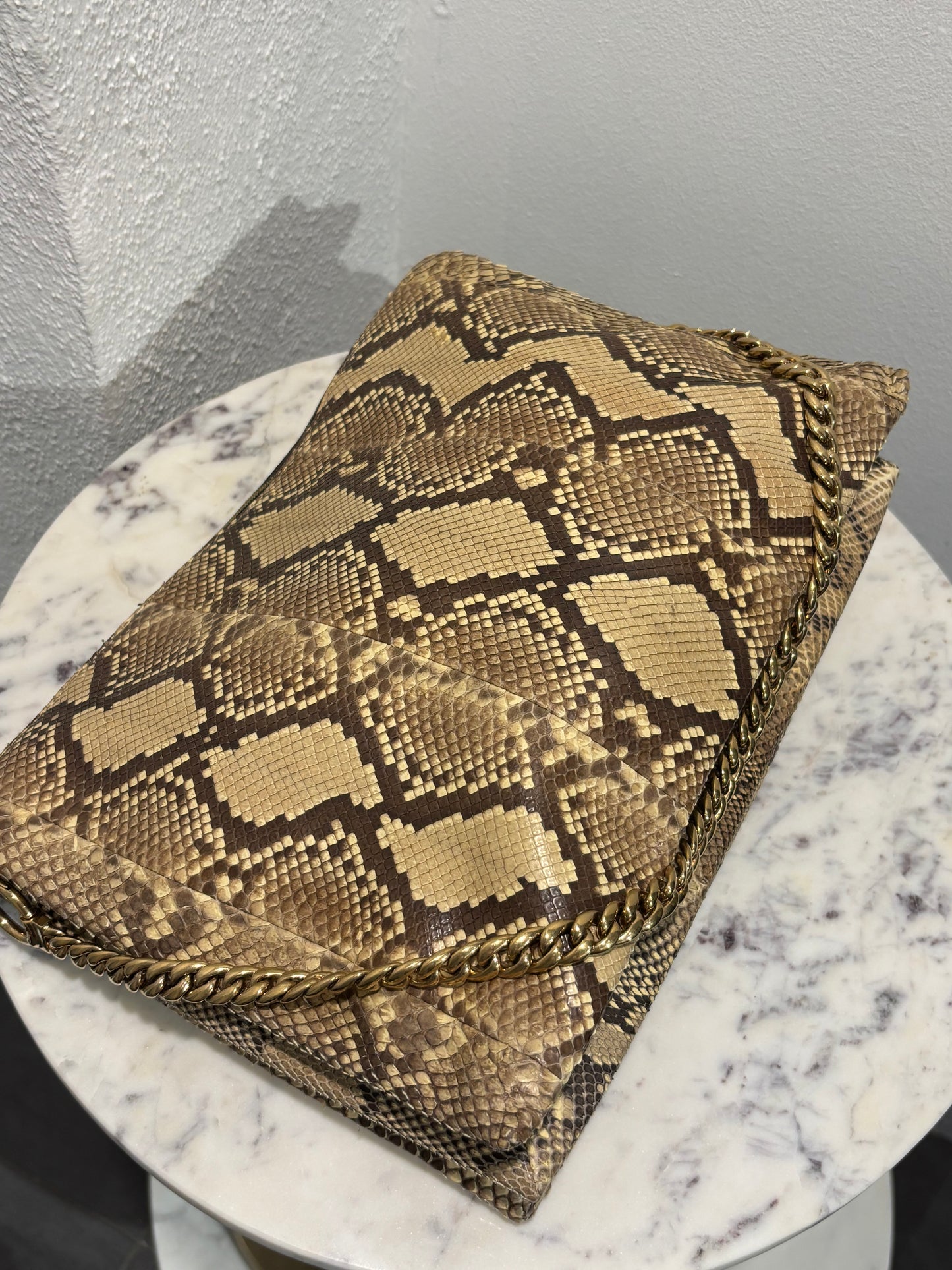 Celine - Python Bag - w. Gold Hardware - Medinas Wardrobe