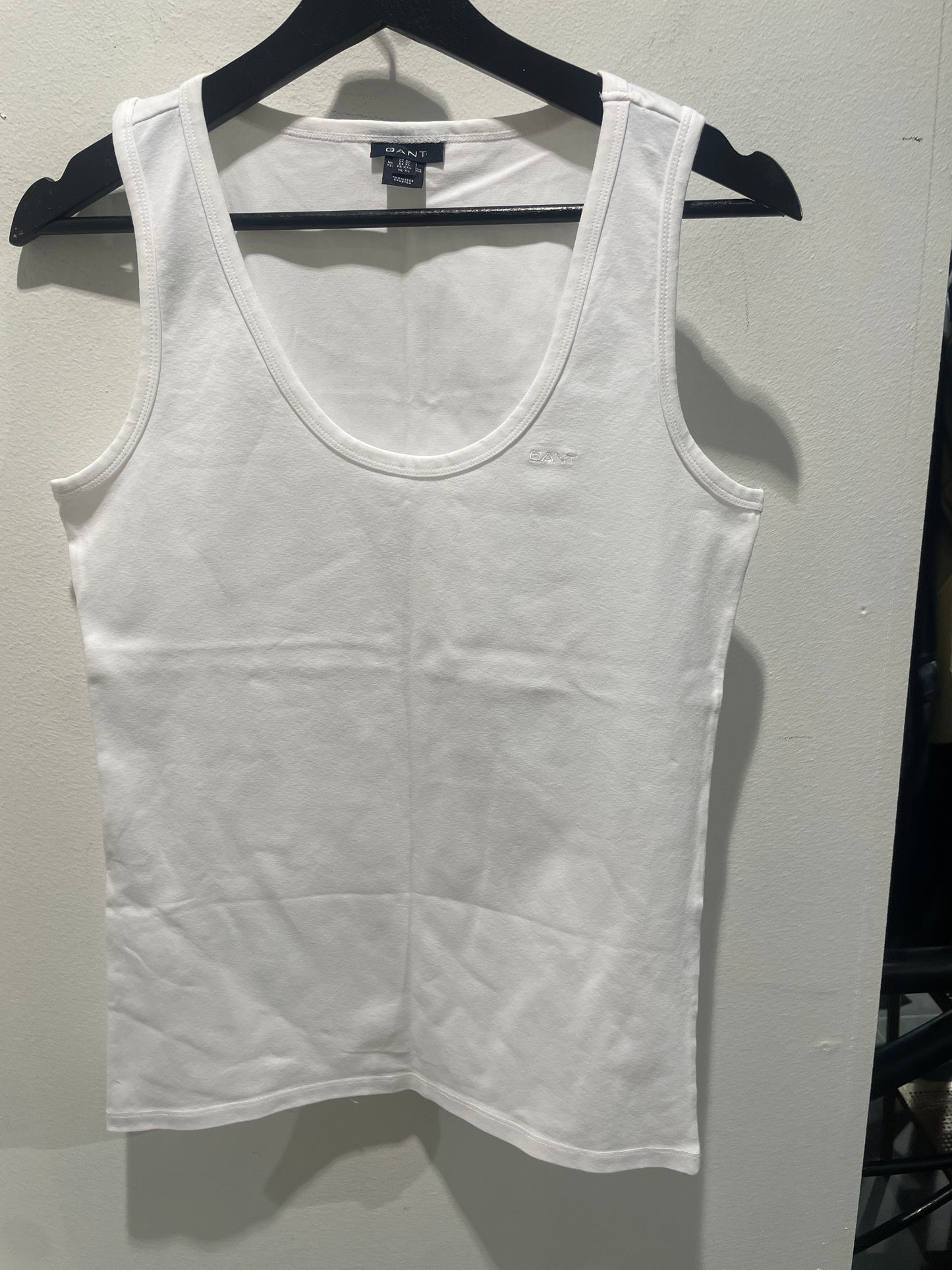 Gant - Ribbed Sleeveless Top / Camisole – Classic White - S-L
