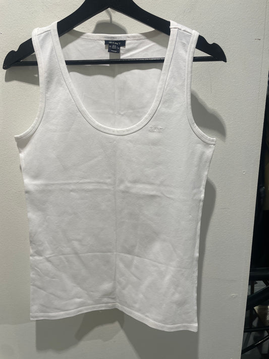 Gant - Ribbed Sleeveless Top / Camisole – Classic White - S-L