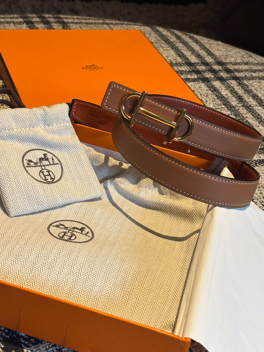 Hermés - Gamma Reversible - Vendbart m. æske & dustbags