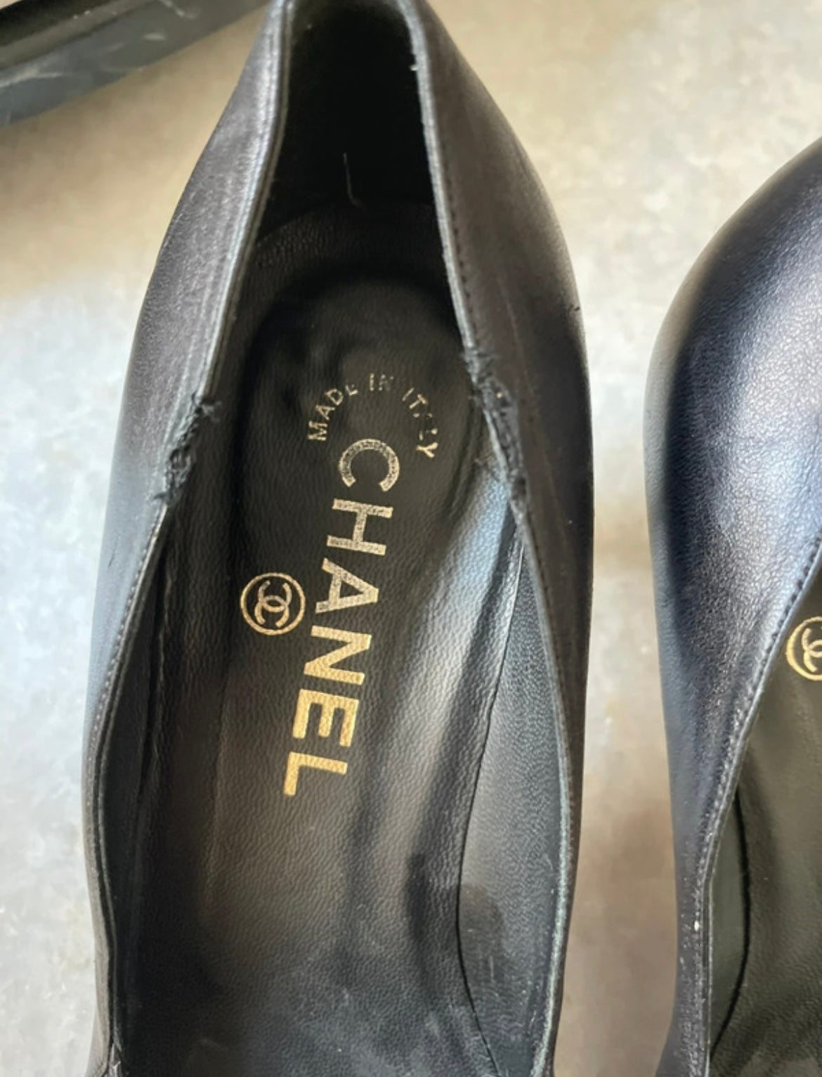 Chanel - Cambon heels med elastisk fod og CC logo