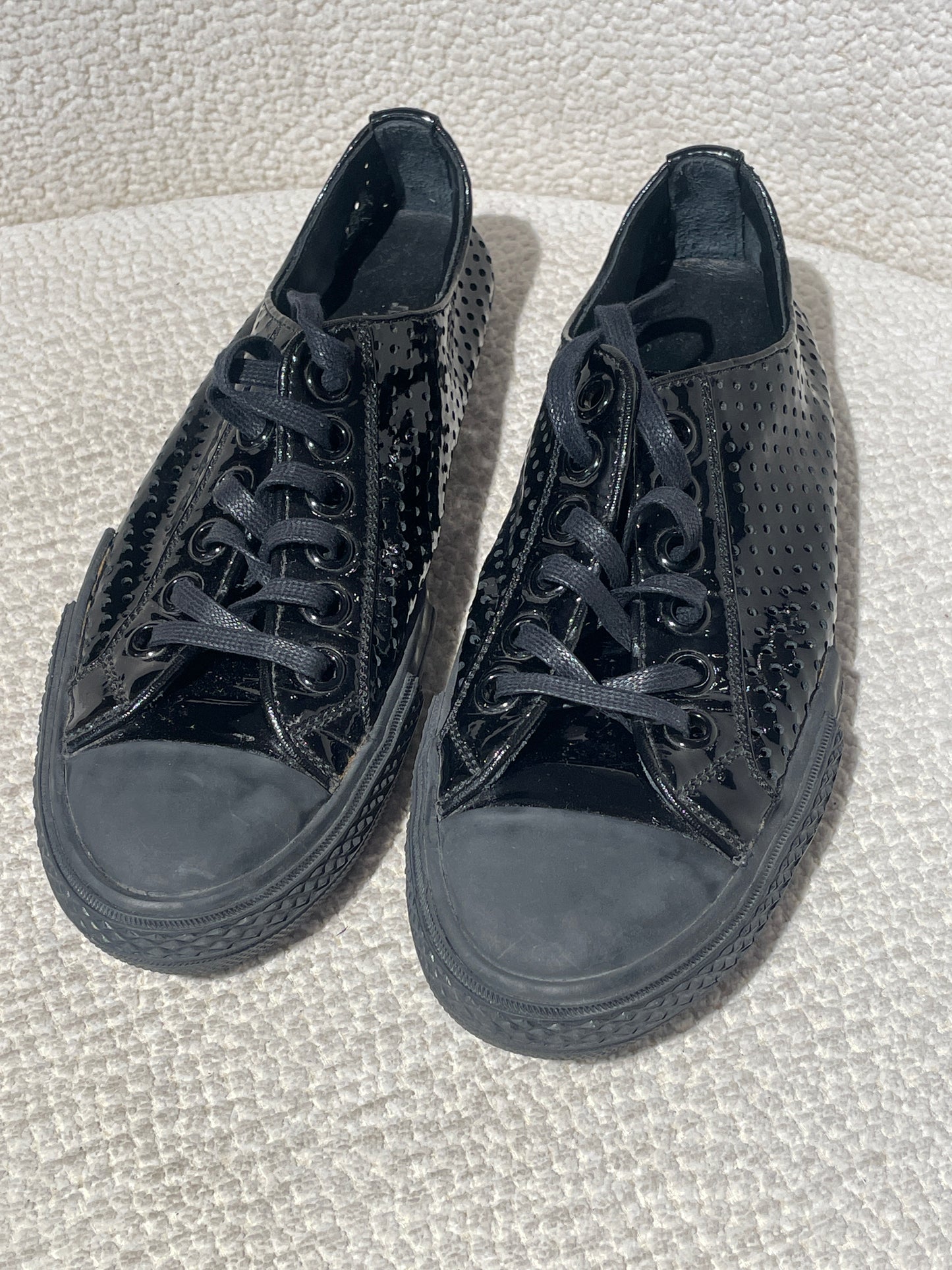Jil Sanders Sneakers  – Black patent leather - 38