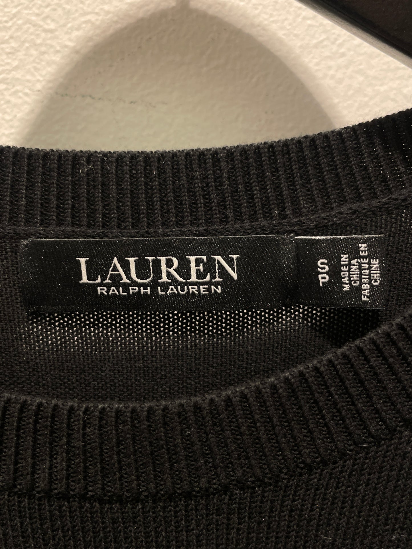 Lauren Ralph Lauren — Short-Sleeved Logo Knit - Size EU S