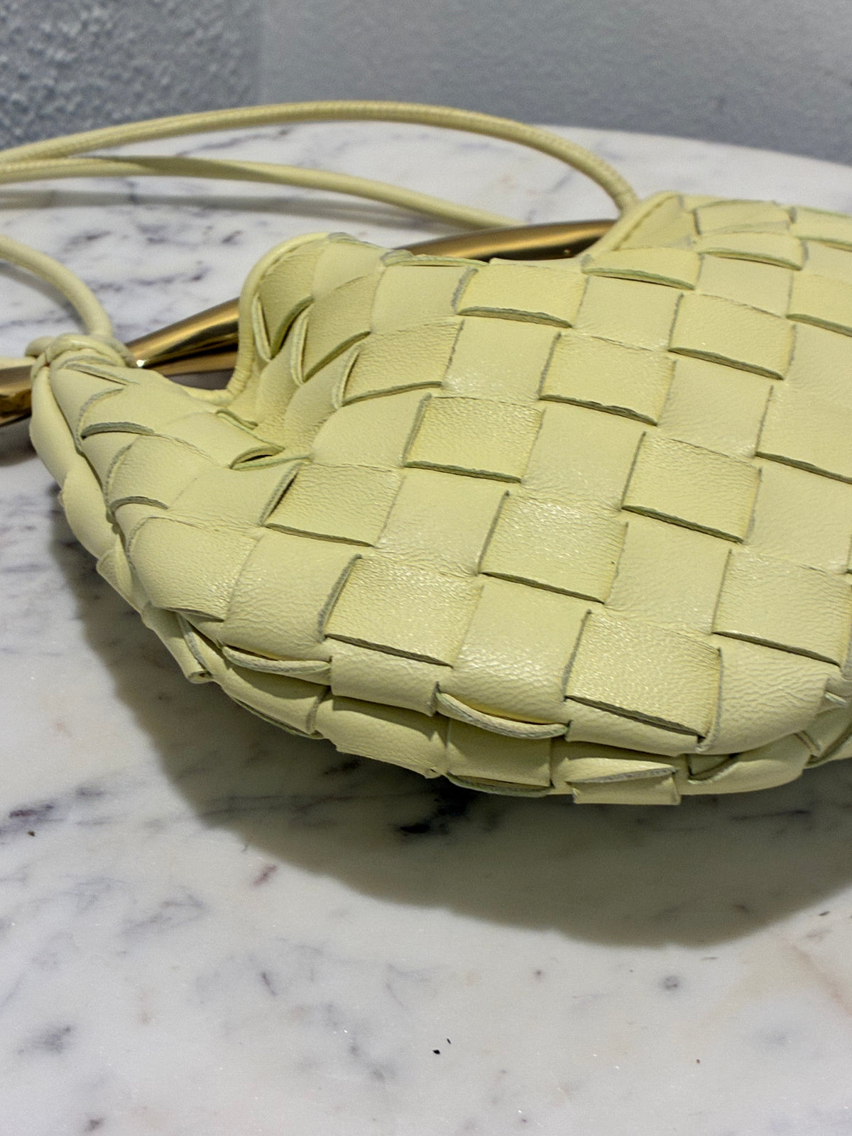 Bottega Veneta - Mini Sardine - Ice Cream Yellow - Medinas Wardrobe