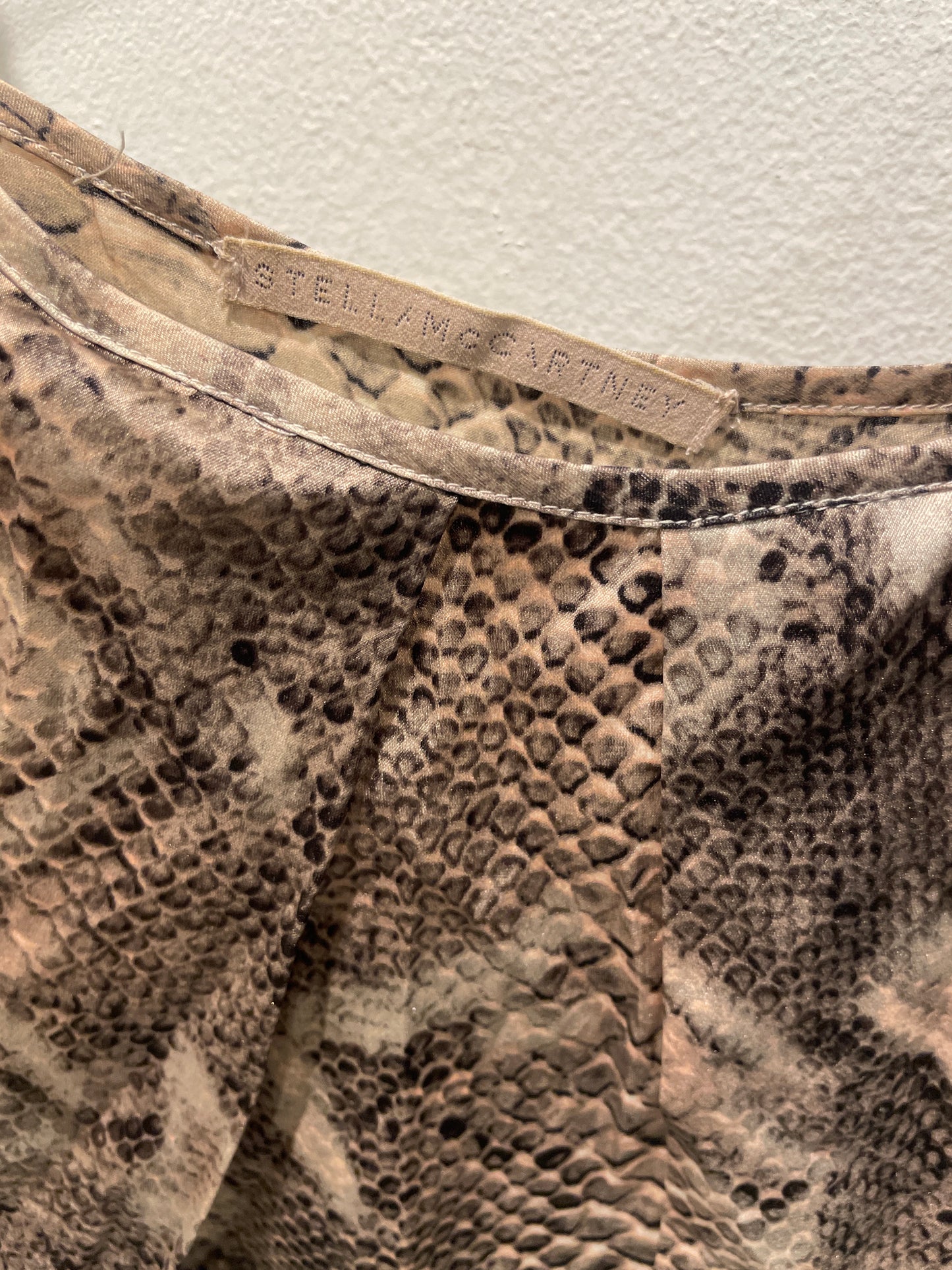Stella McCartney - Silk top - python print - S-L - Medina’s Wardrobe
