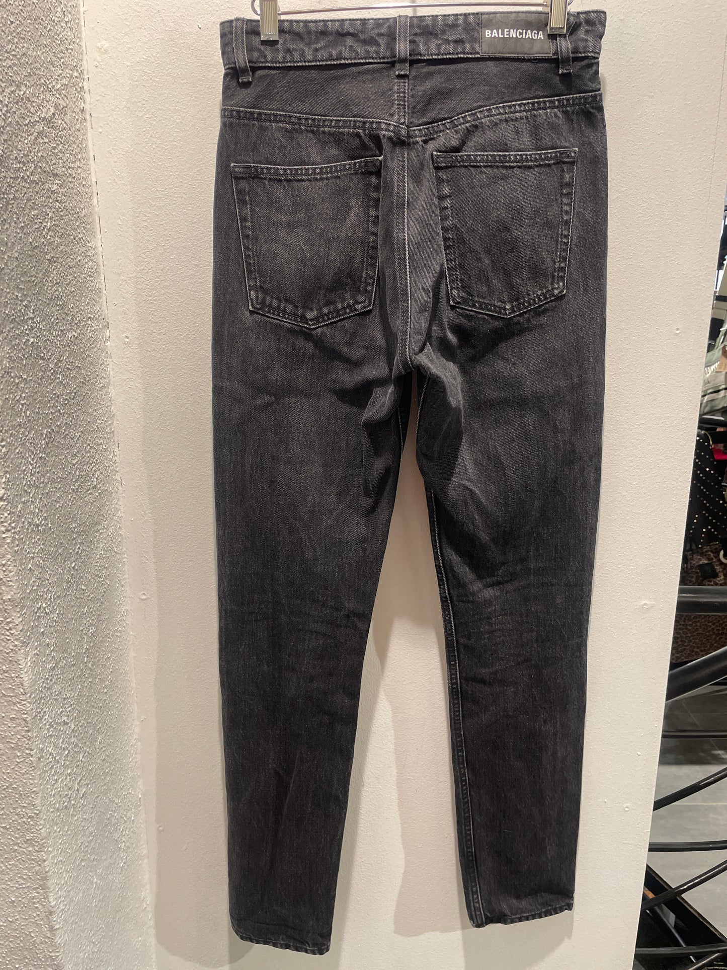 Balenciaga - Jeans - Black Denim - Medinas Wardrobe - 27"