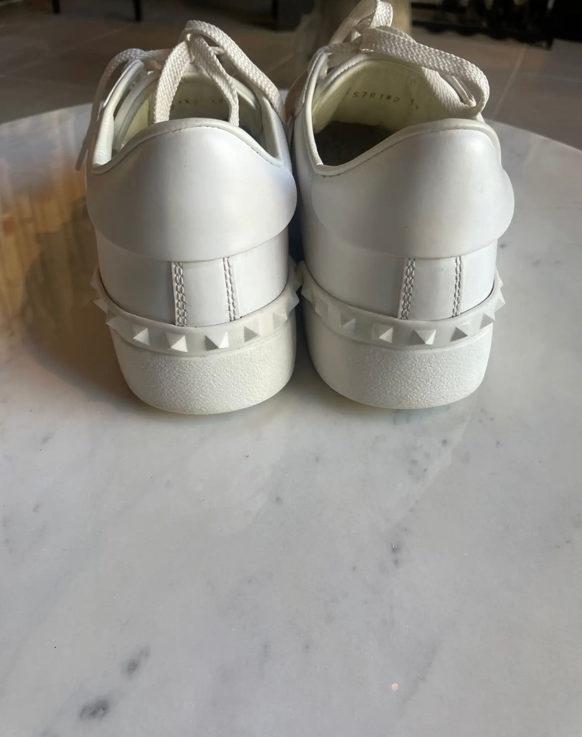 Valentino Sneakers - Nitter - Hvid/Sølv - Str. 38