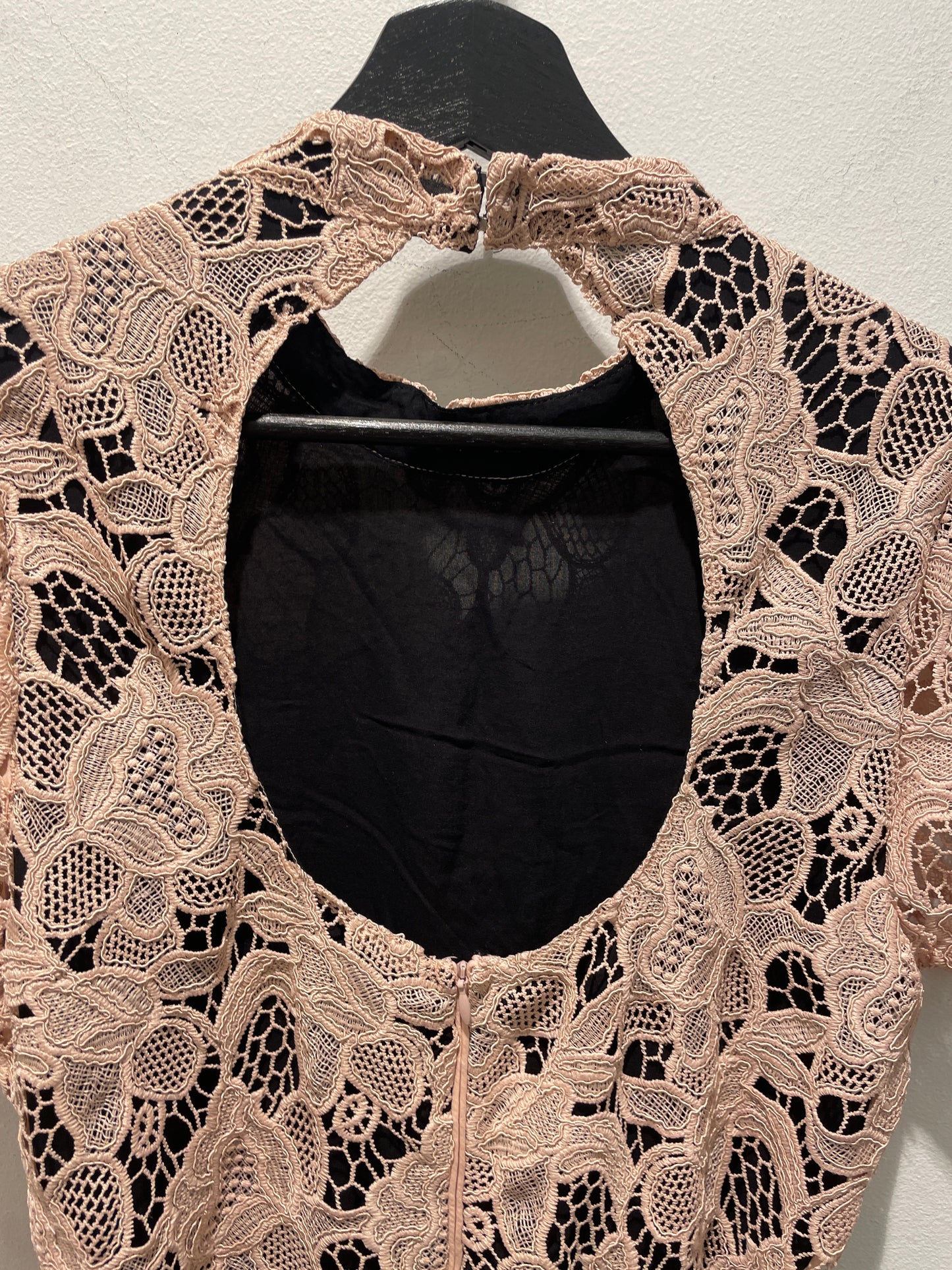 Bruuns Bazaar Dusty Pink Lace Dress - EU40