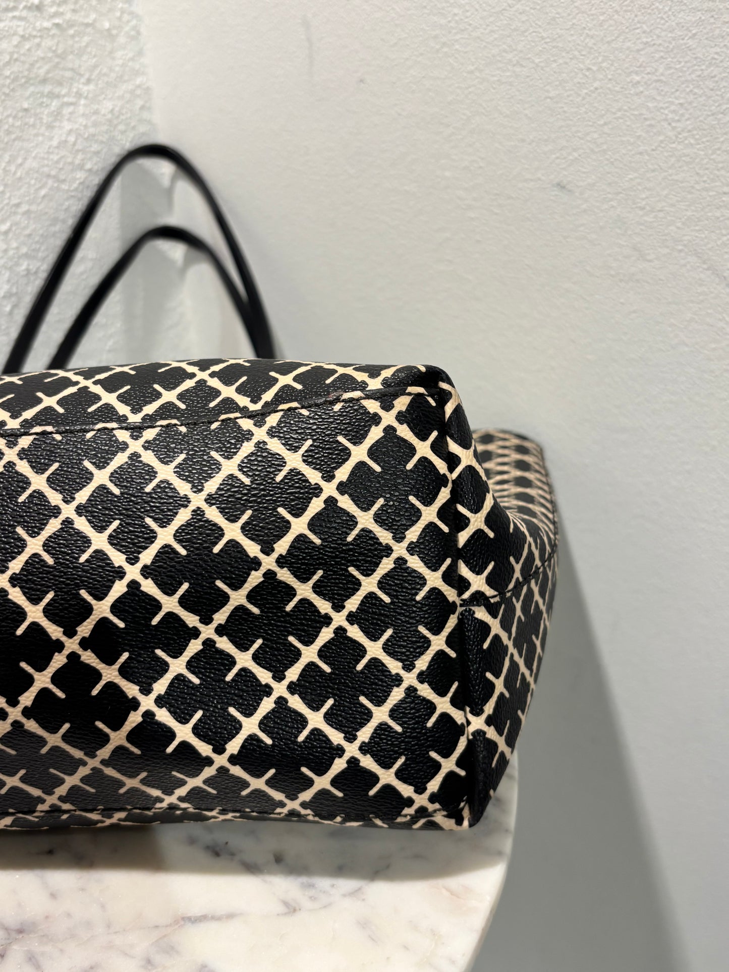 Malene Birger - Tote - Black Monogram - Medinas Wardrobe