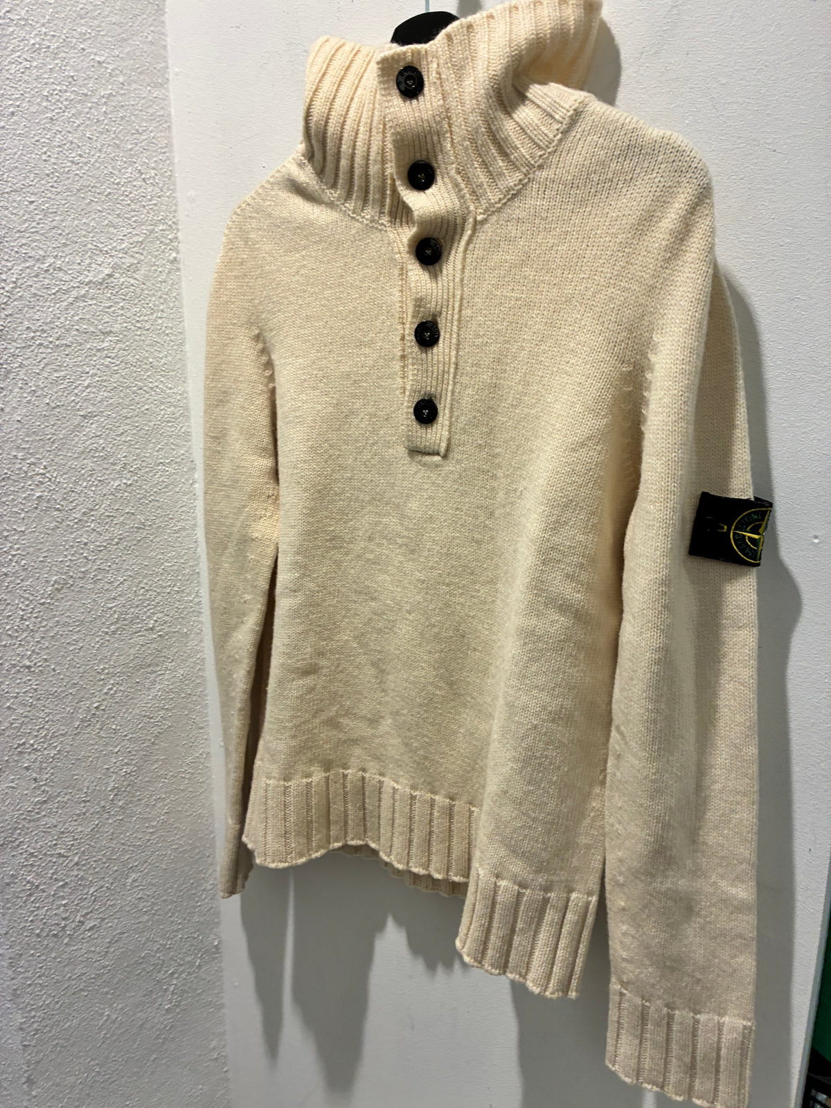 Stone Island - Wool Knit with High Neck - S & M