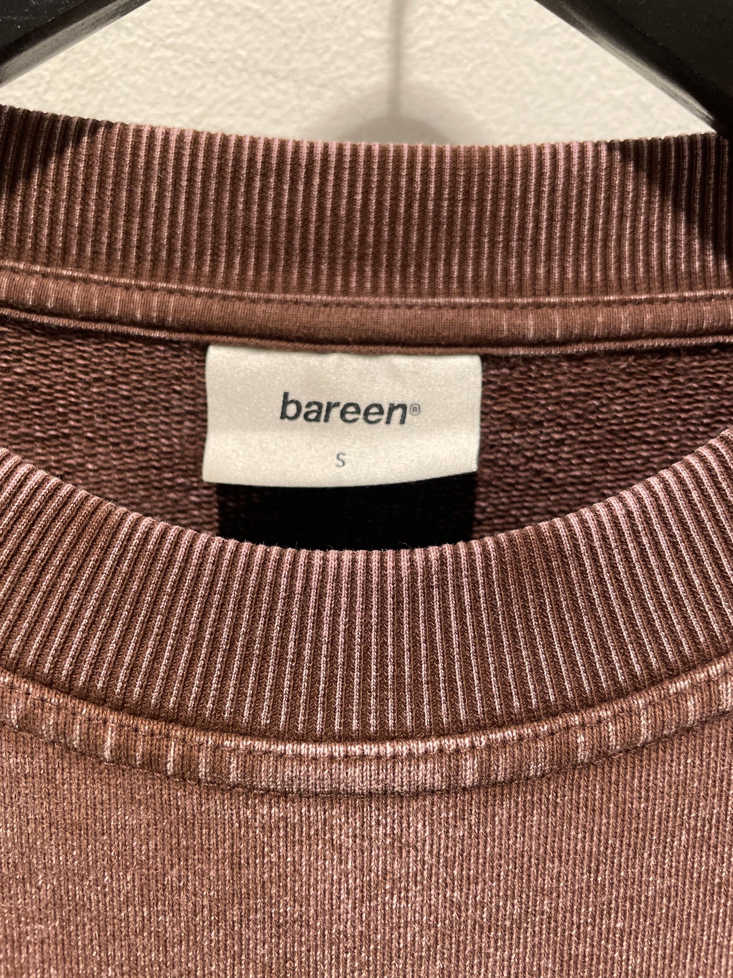 Bareen - Sweatshirt - Acid wash - Chicory coffee - Medinas Wardrobe - S/L