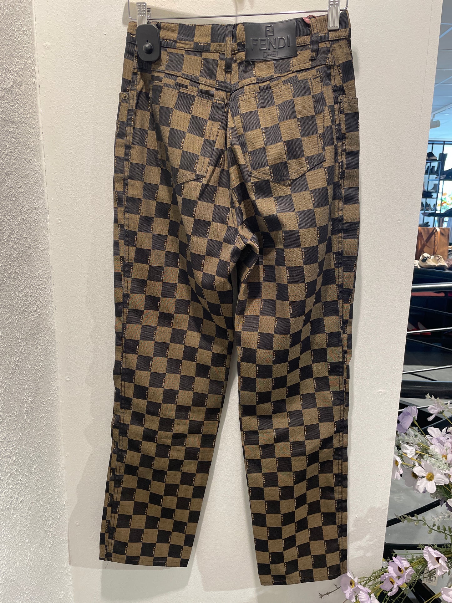 FENDI - logo pants - EU 38/40