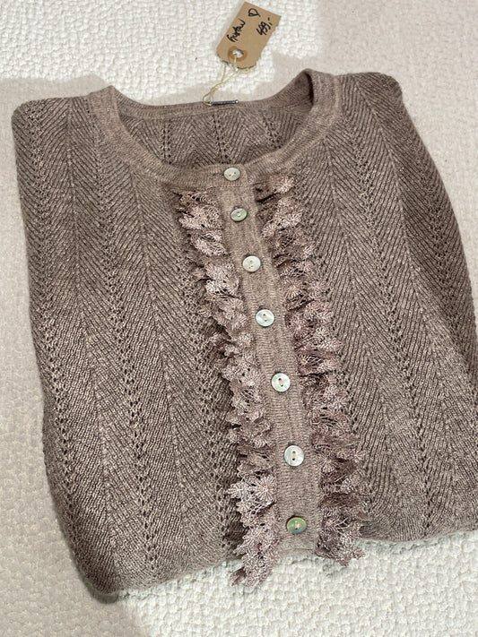 Gustav knit - taupe/nougat - M