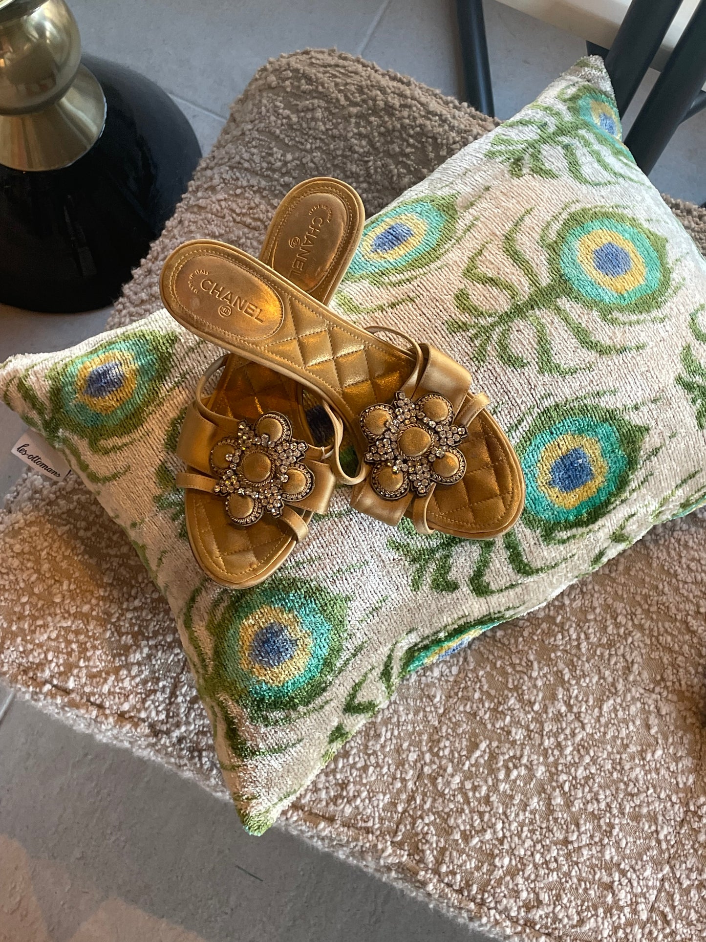 Chanel - Stiletter / Sandaler - guld