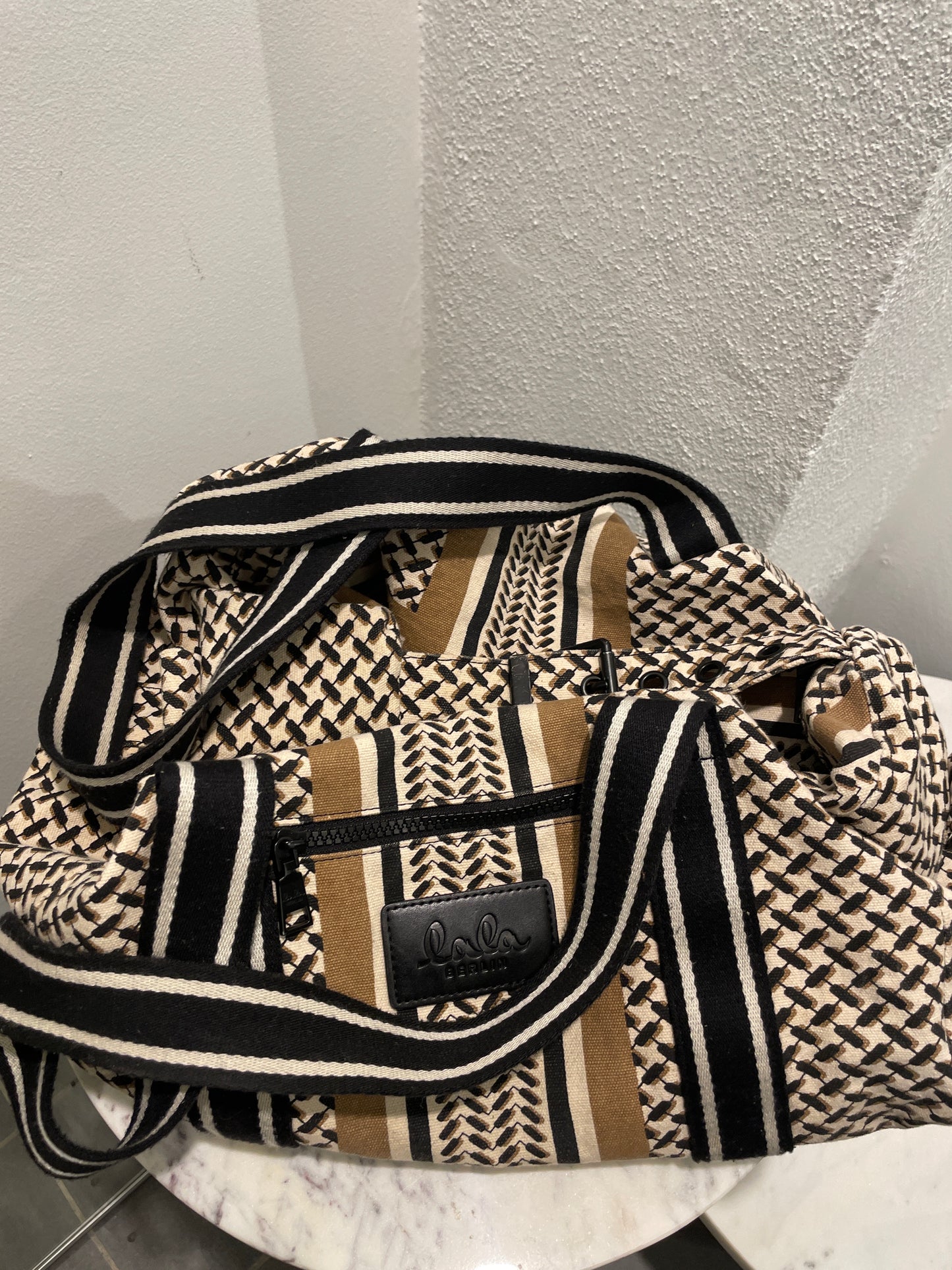 Lala Berlin Big Bag Muriel – Heritage Stripe