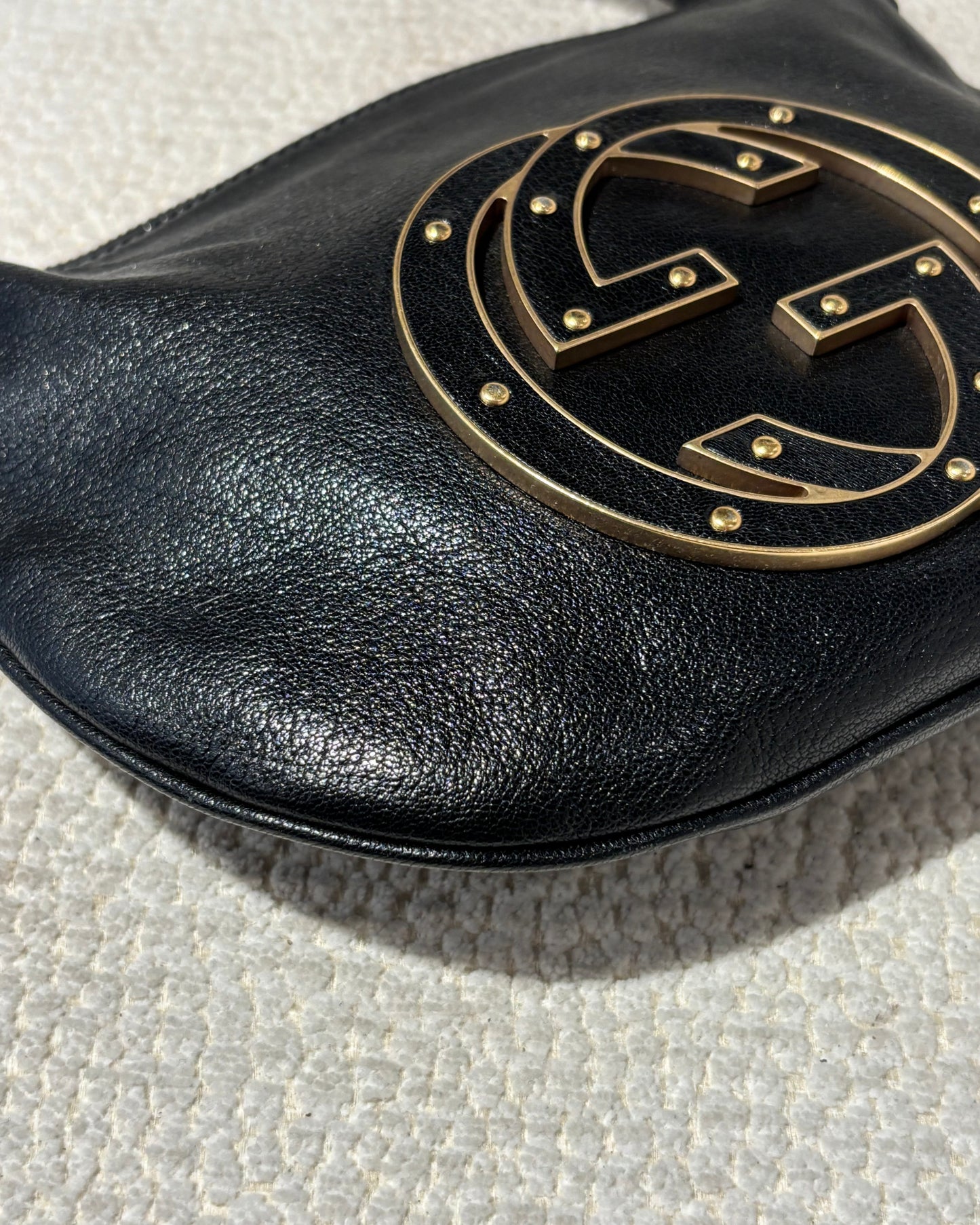 Gucci Blondie Bag - Black Leather & Hold Hardware