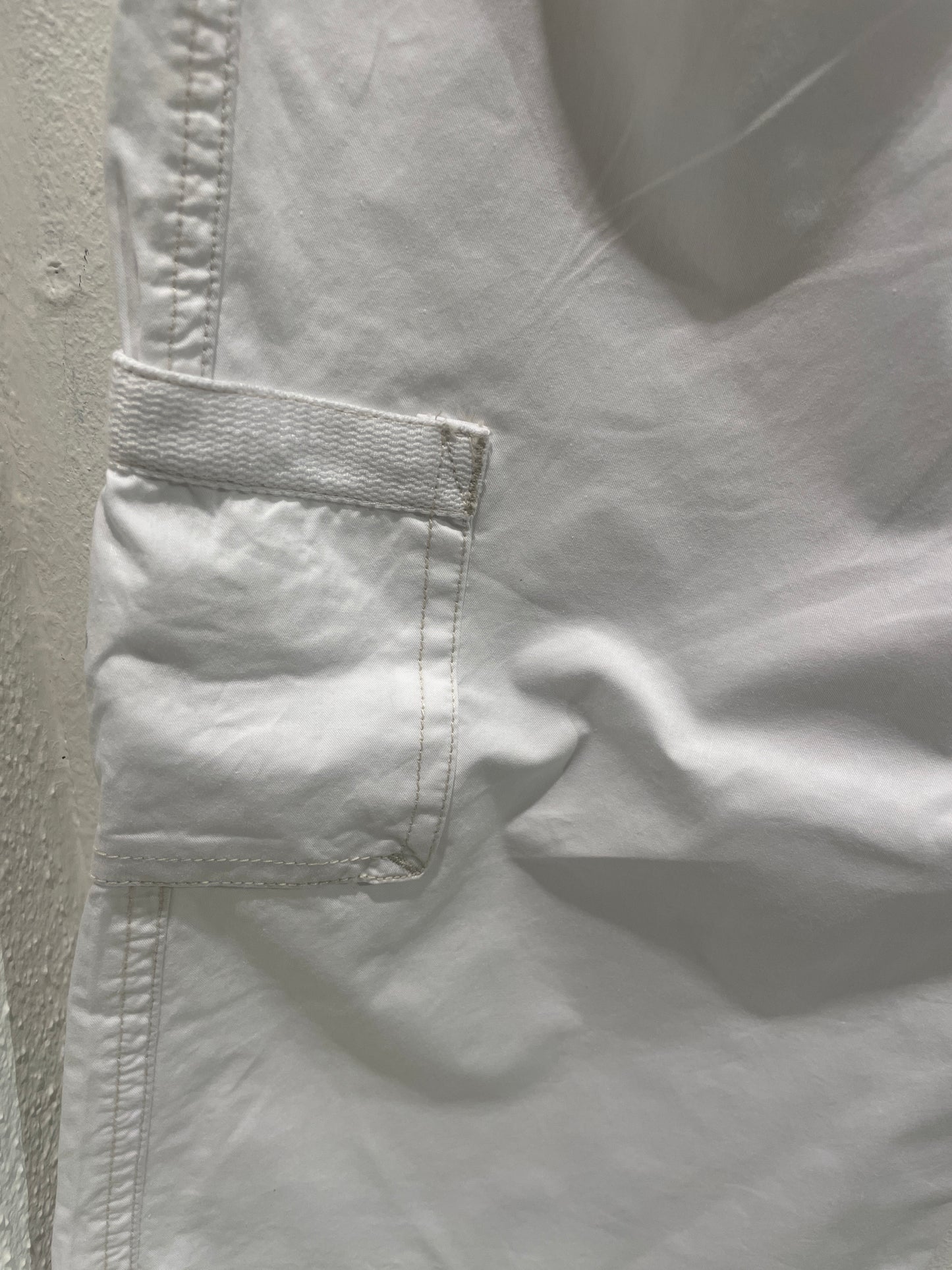 Signal - Lightweight Cargo Pants / Summer Utility Trousers – Crisp White - S