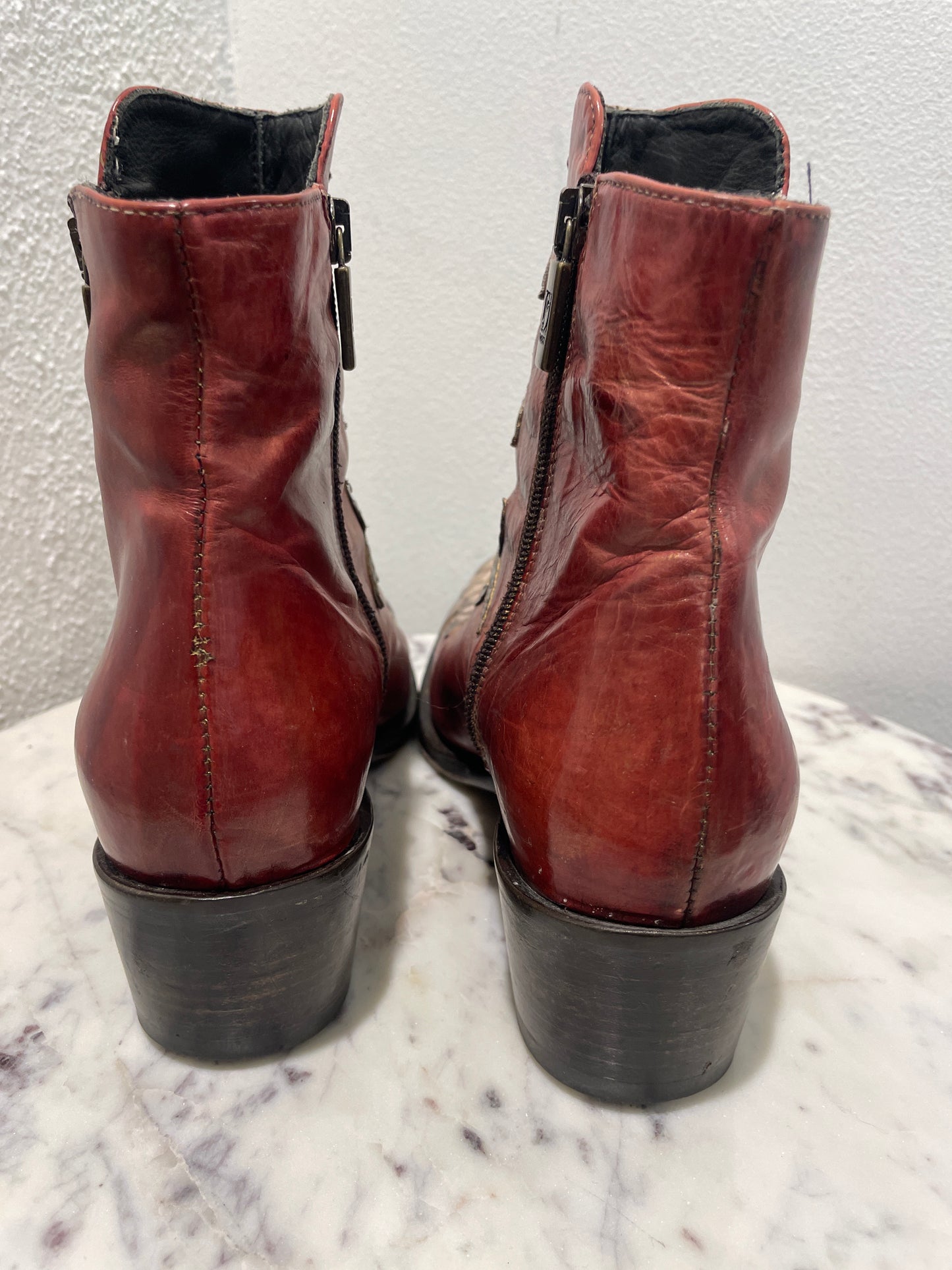 Jo Ghost Handcrafted Python Western Boots - 37,5