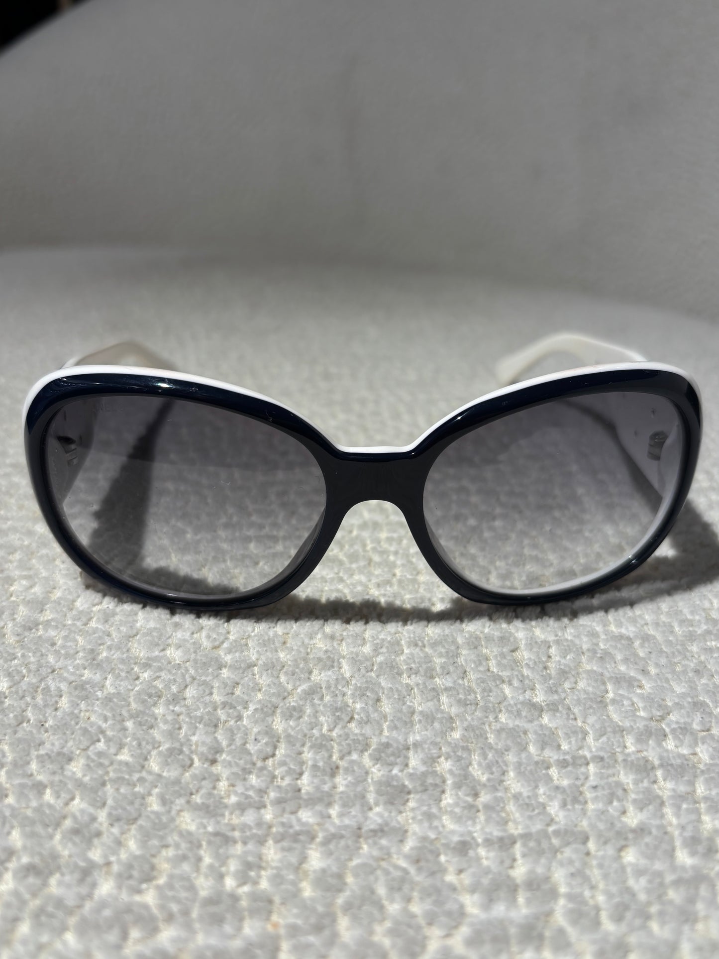 Chanel Sunglasses - Dark Blue w. Camelias