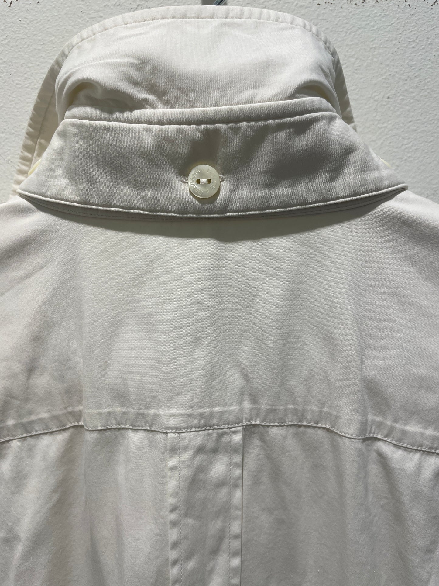 Dolce & Gabbana Shirt with Detachable Collar – Off-White -  EU38