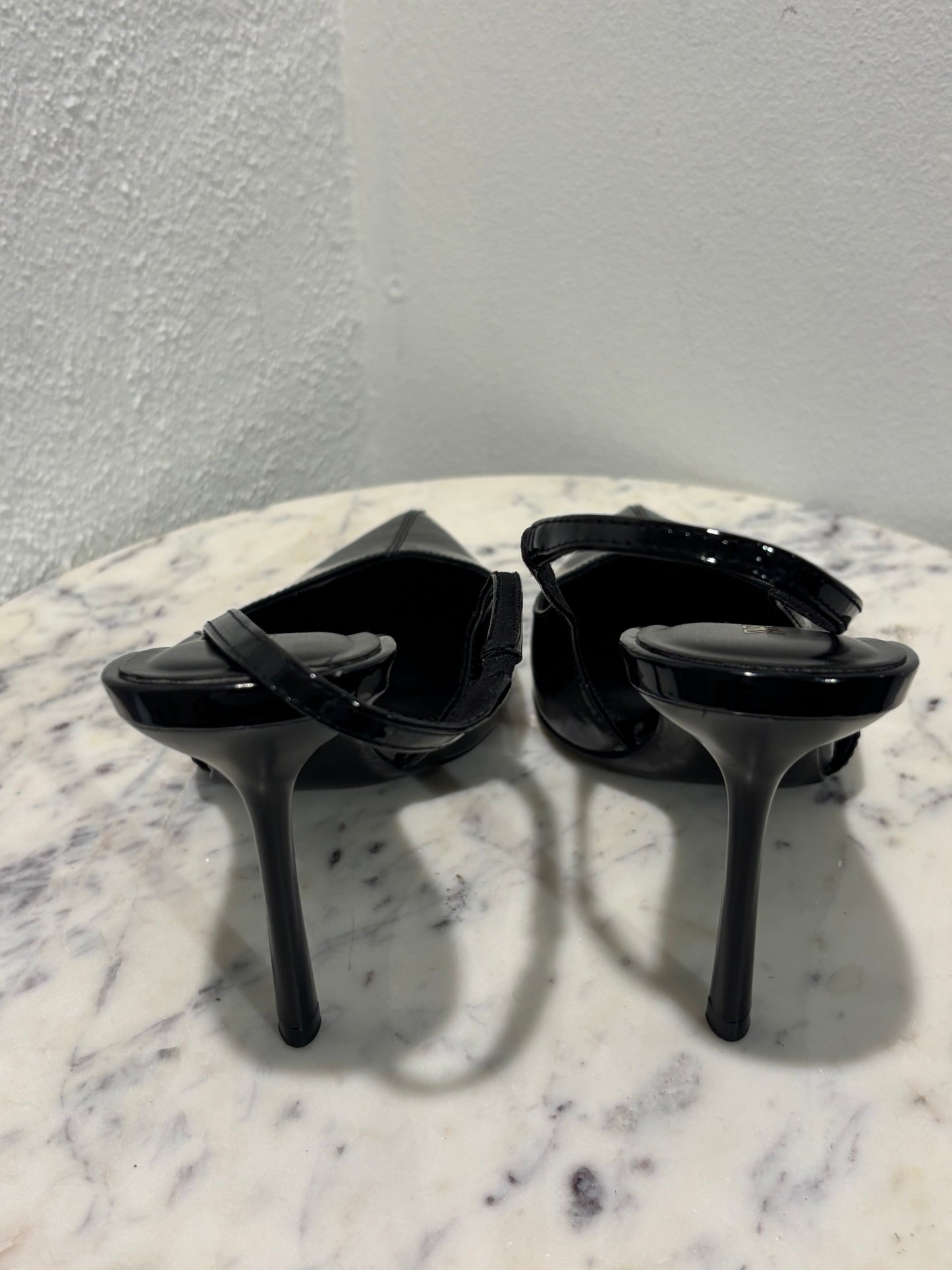 Zara - Black slingback - black - 40 - Medinas Wardrobe