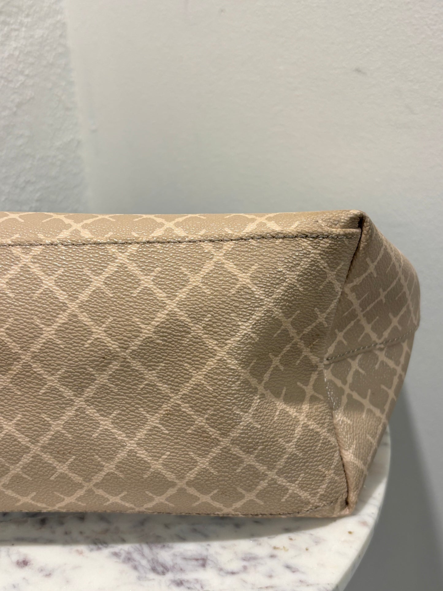 Malene Birger - Tote - Beige Monogram - Medinas Wardrobe