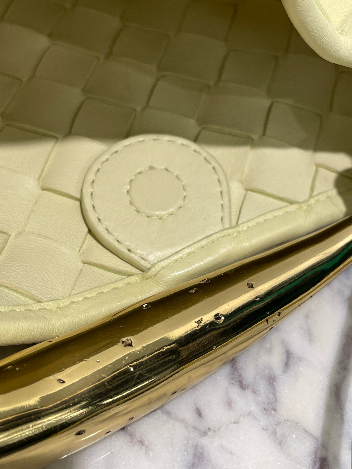 Bottega Veneta - Mini Sardine - Ice Cream Yellow - Medinas Wardrobe