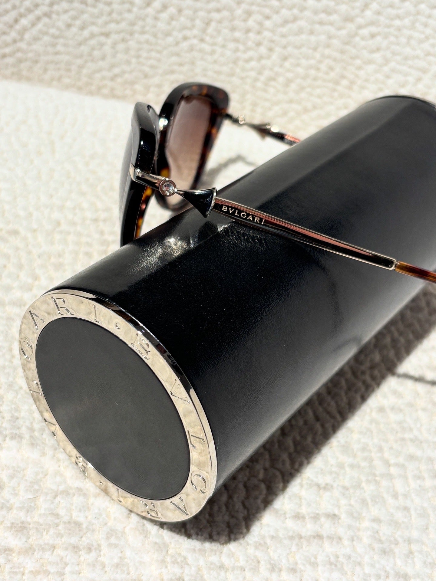 Bvlgari Sunglasses - Brown with Logo